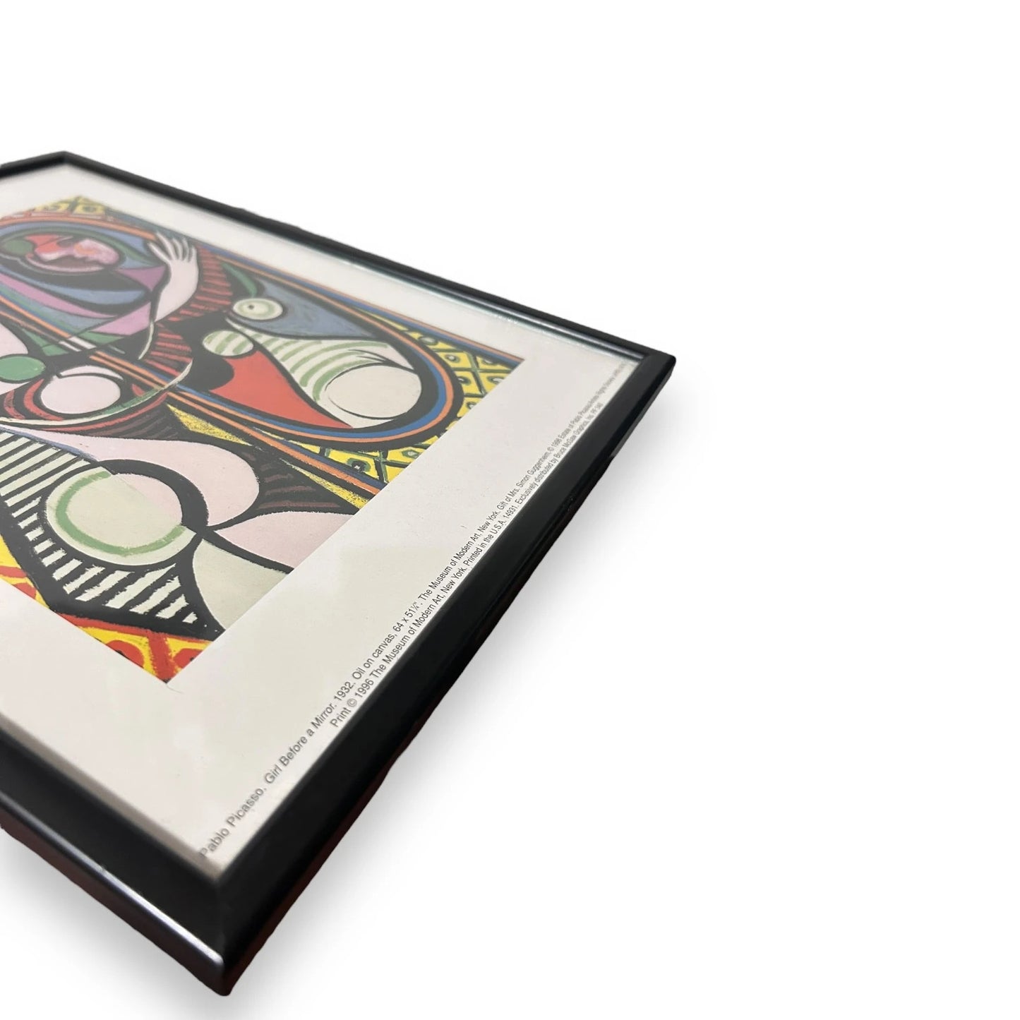 Vintage 90s Pablo Picasso Abstract Framed Art