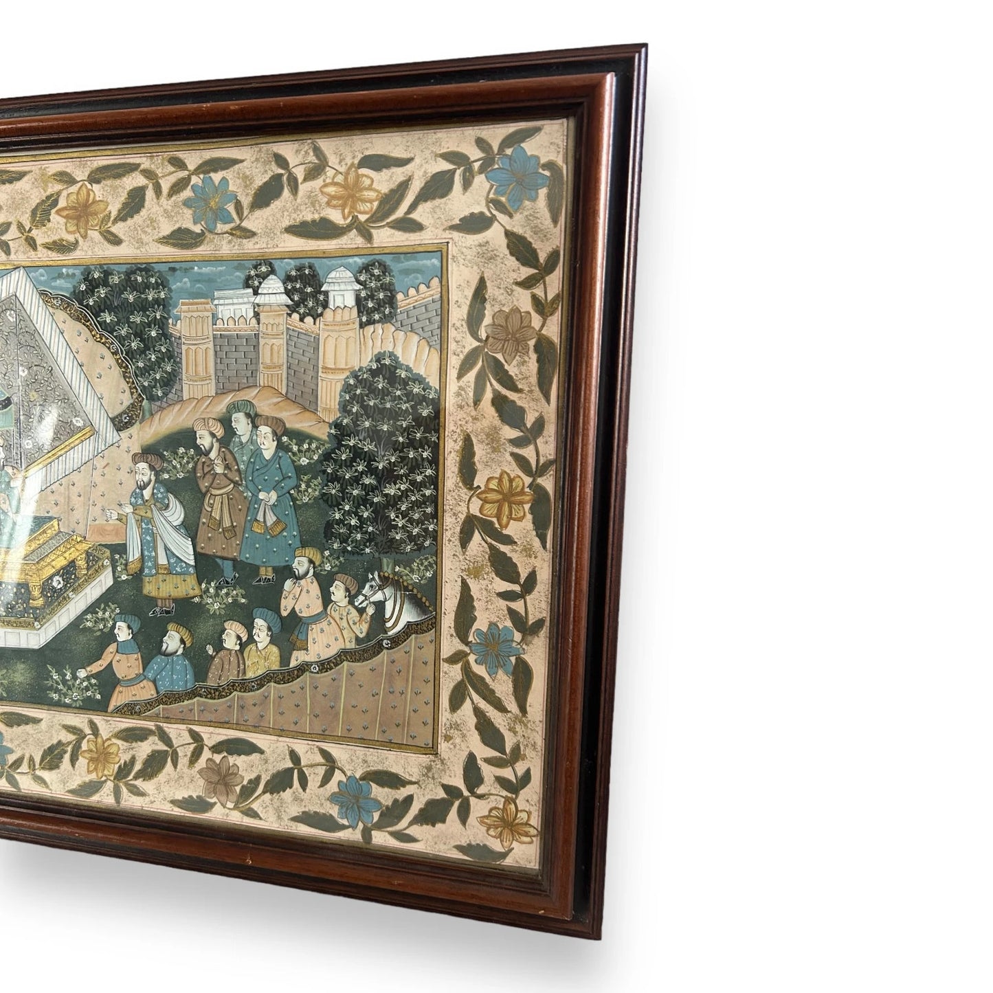 Vintage Persian Scenery Picture Frame