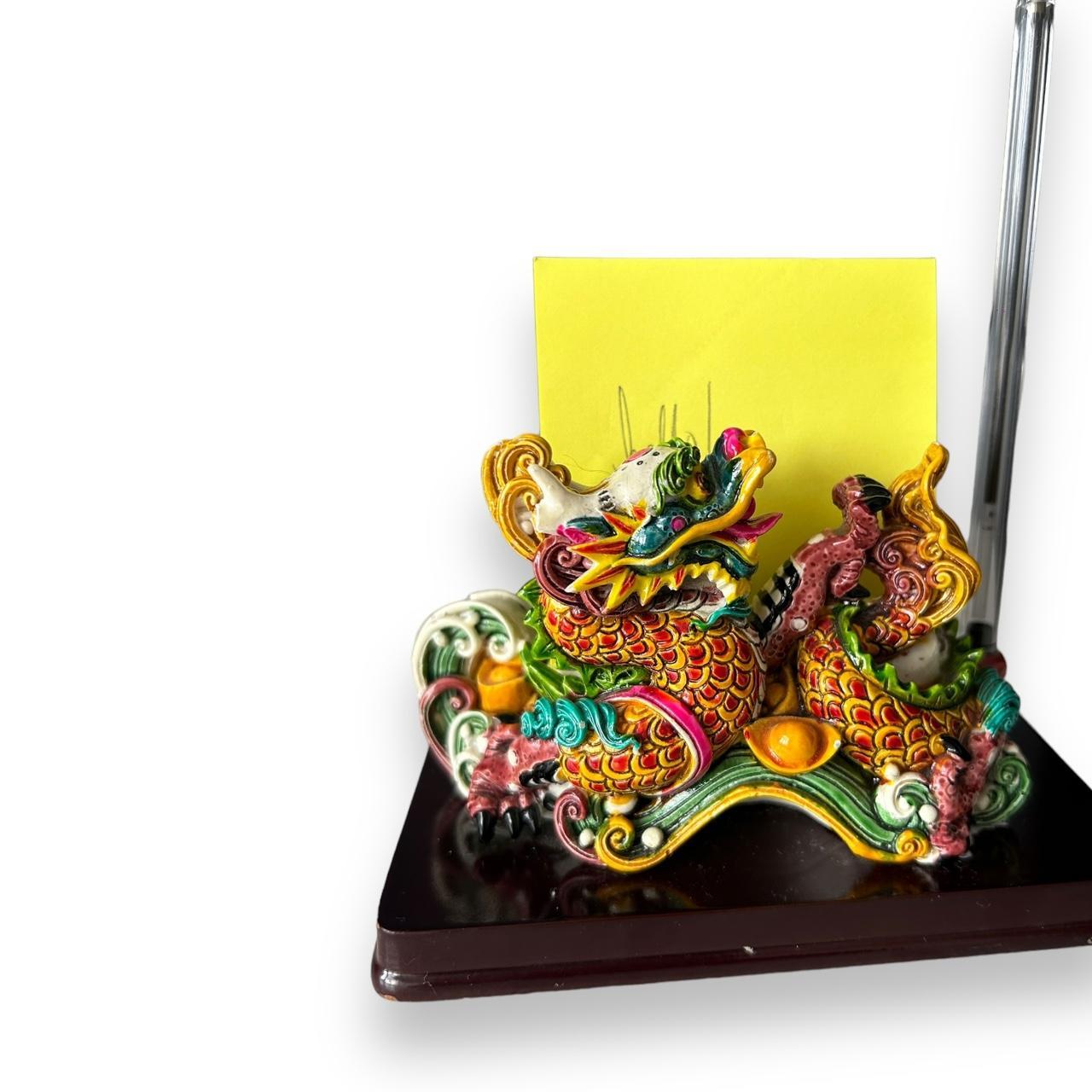 Vintage 1970s Chinese Dragon Desk Organiser