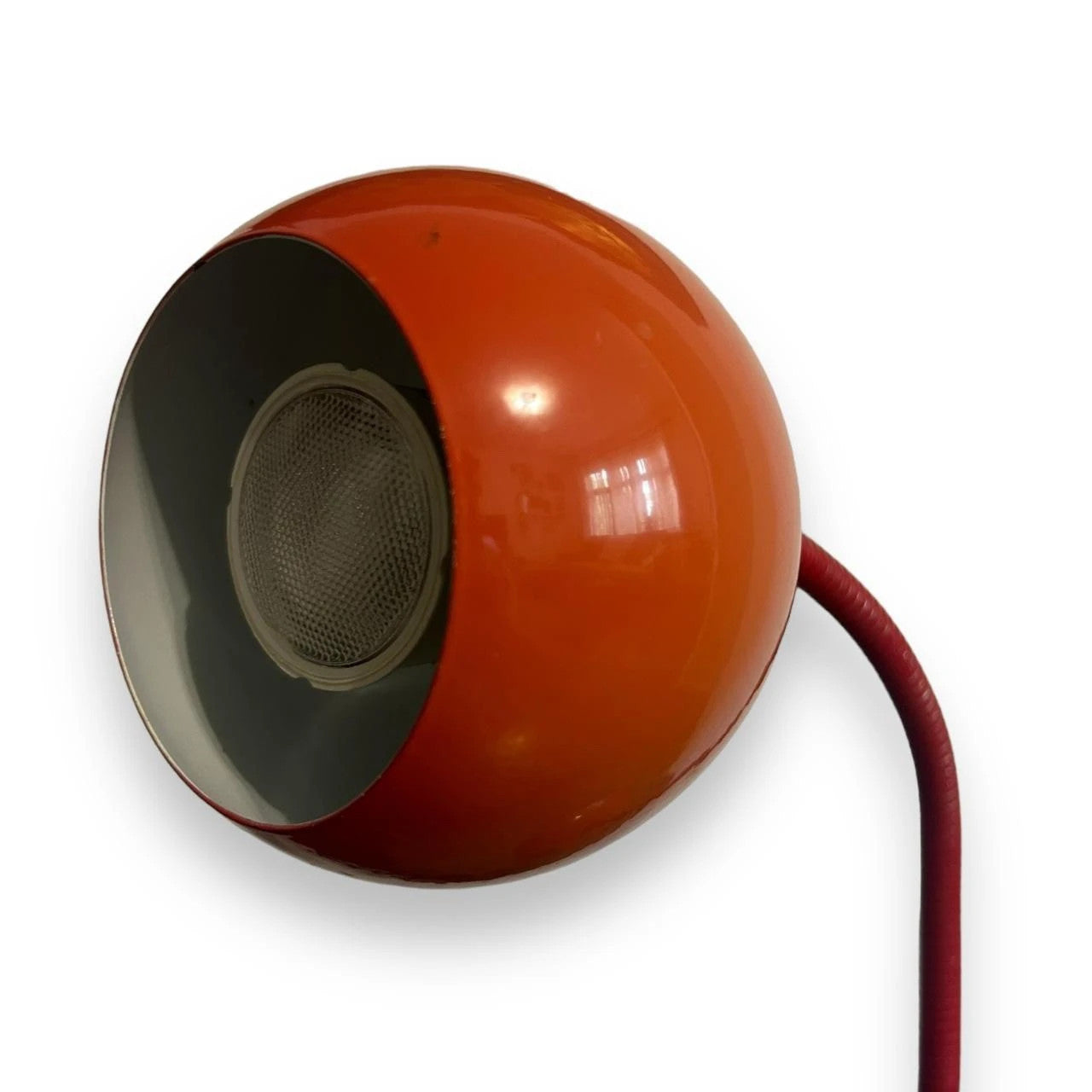 Mid Century Orange Space Age Eyeball Lamp