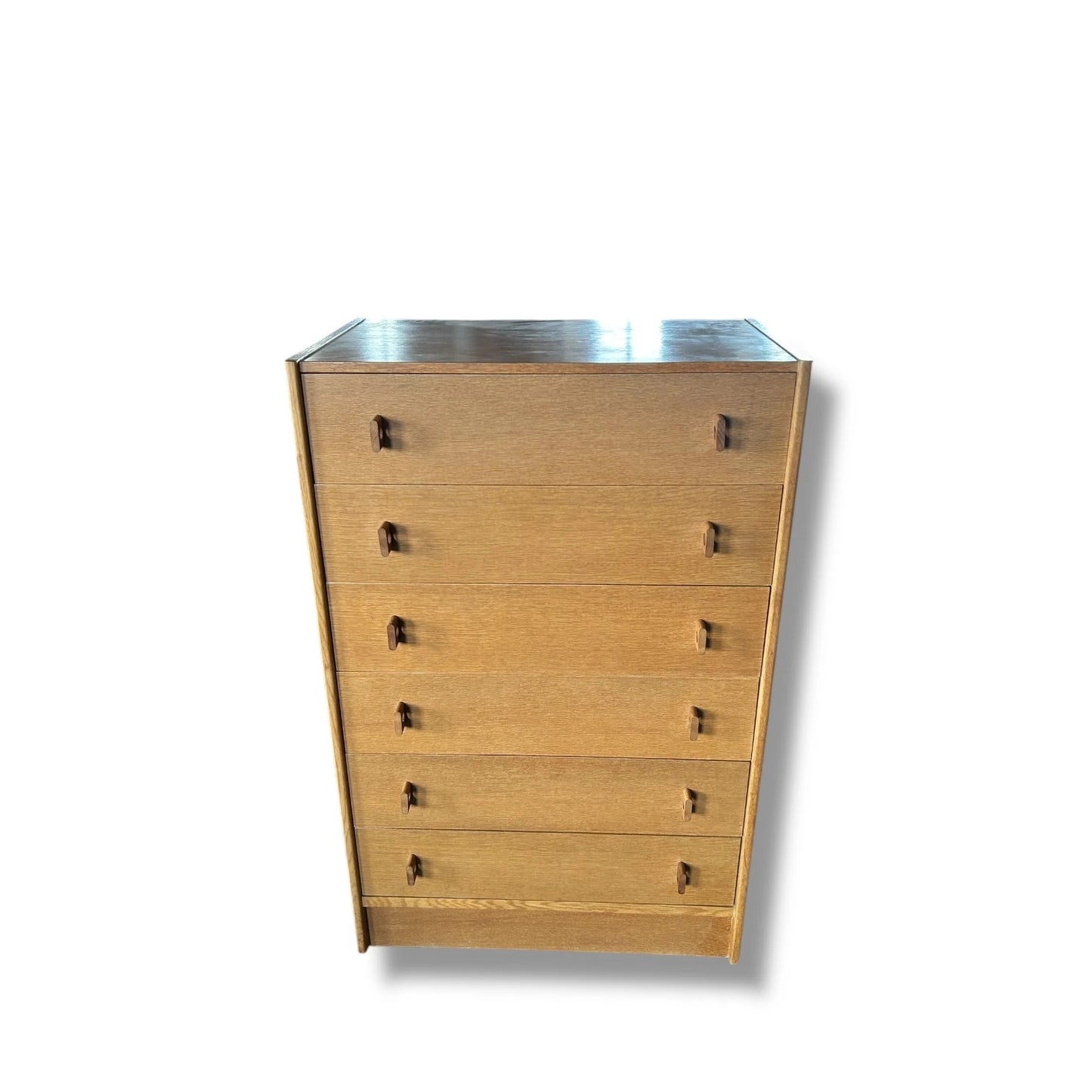 Mid Century Modern Oak Wood Chest of Drawers by Stag Furniture
