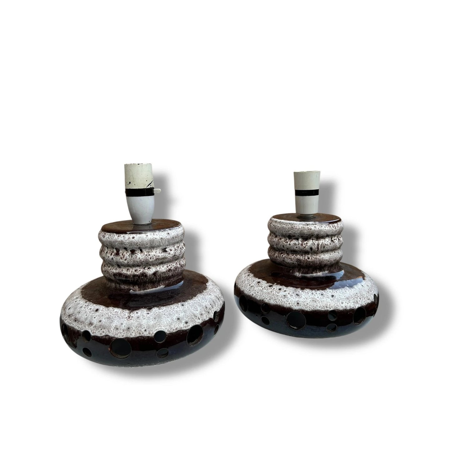 Mid Century Modern Pair of West German Lava Lamp Bases