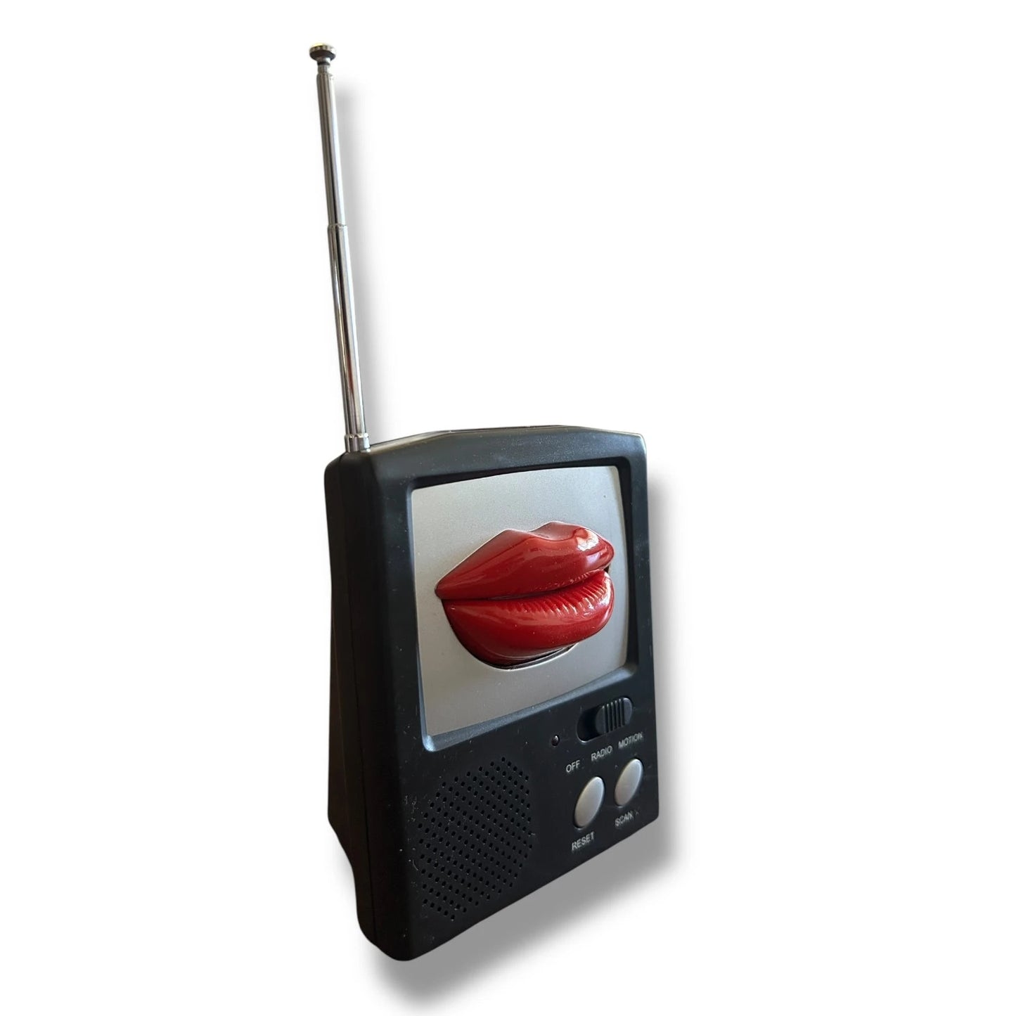Vintage 1990s Talking FM Novelty Radio – Lips Mouth Animation