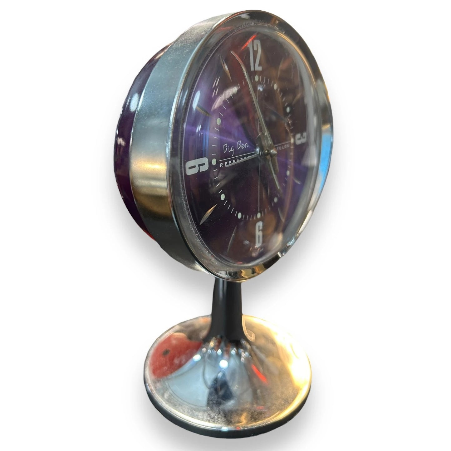 Mid Century Purple Westclox Alarm Clock