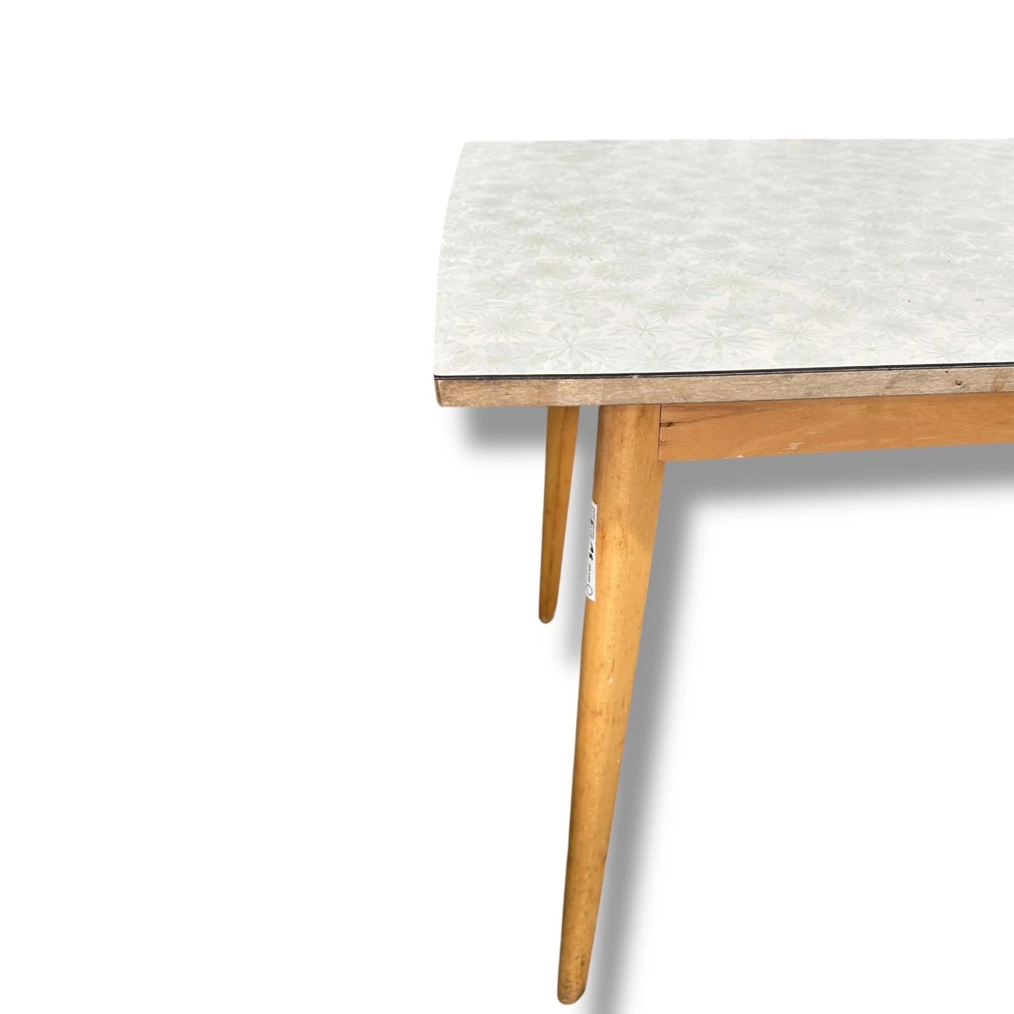 Vintage Mid-Century Formica Kitchen Table – Retro Patterned Top