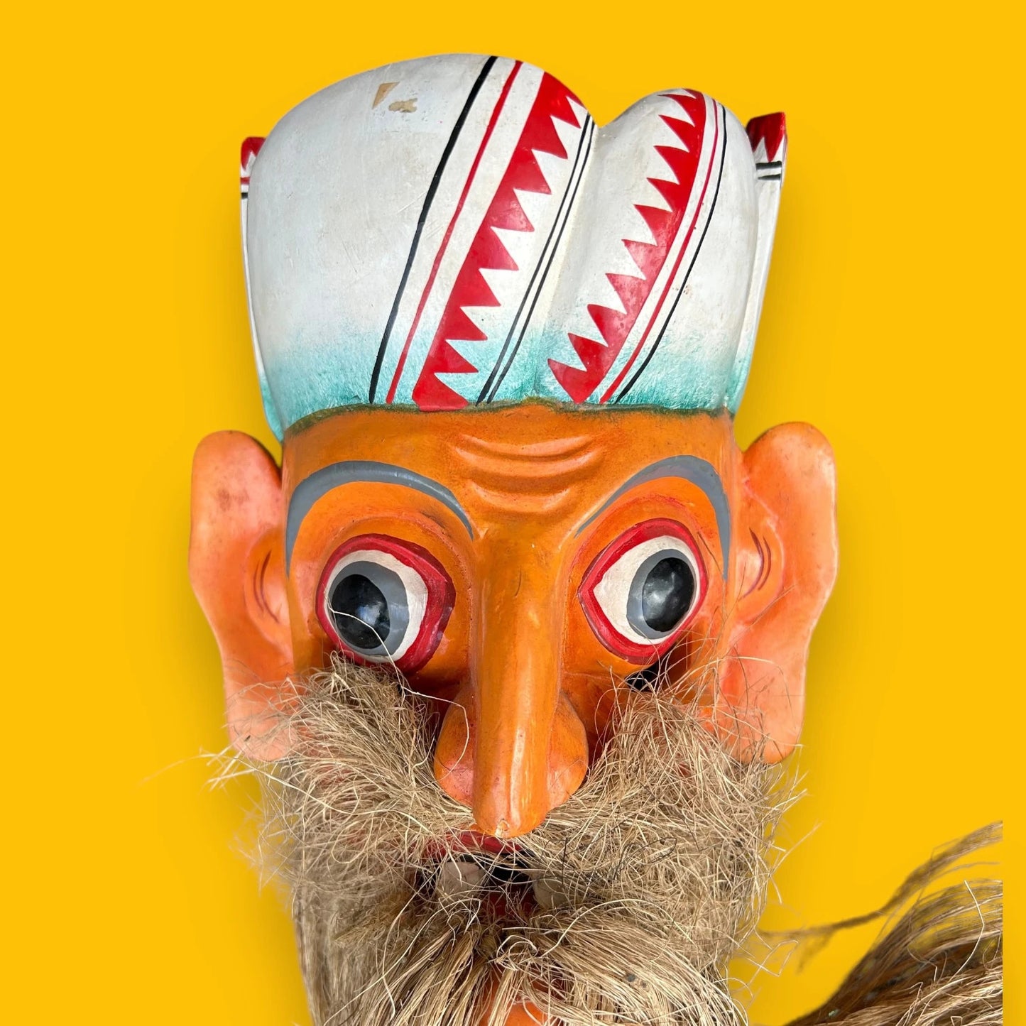 Mid Century Sri Lanka Wood Mask