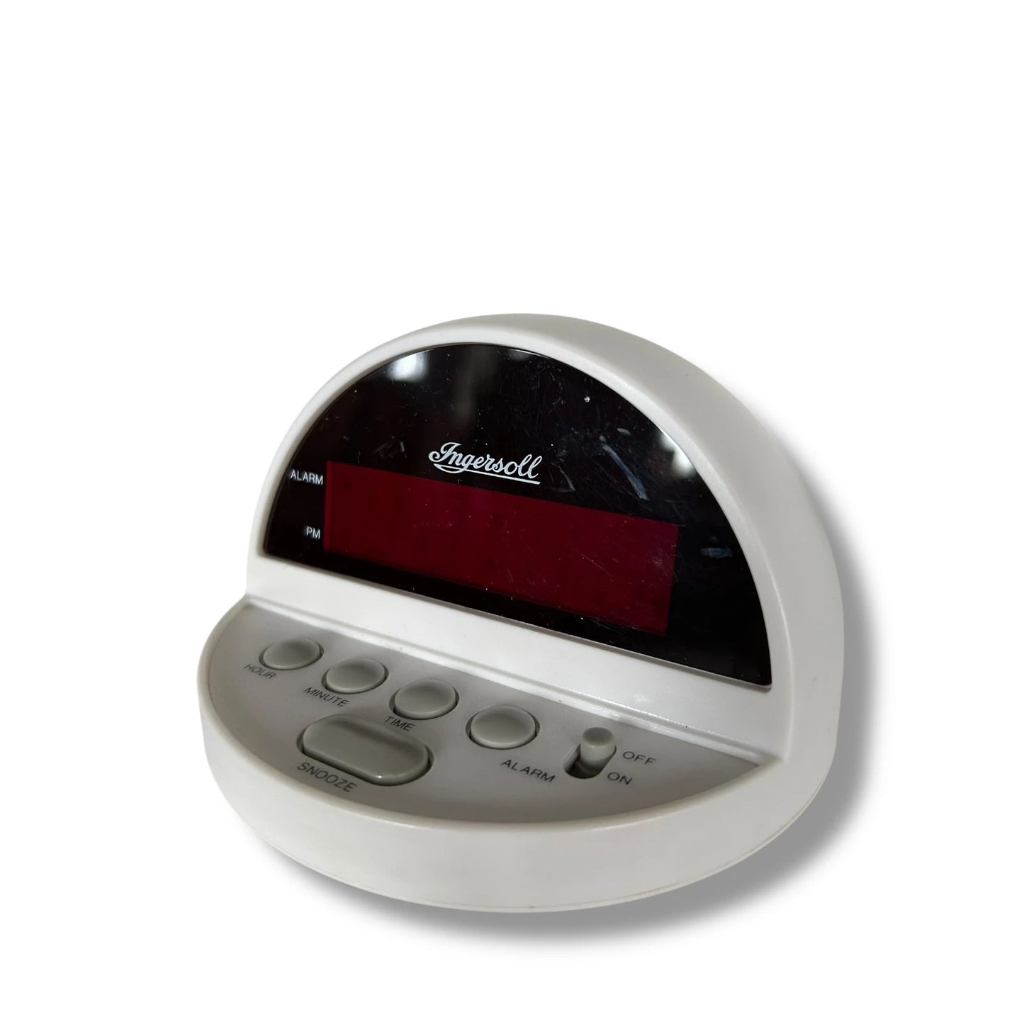 Vintage Ingersoll Digital Alarm Clock – 1980s Retro Space Age