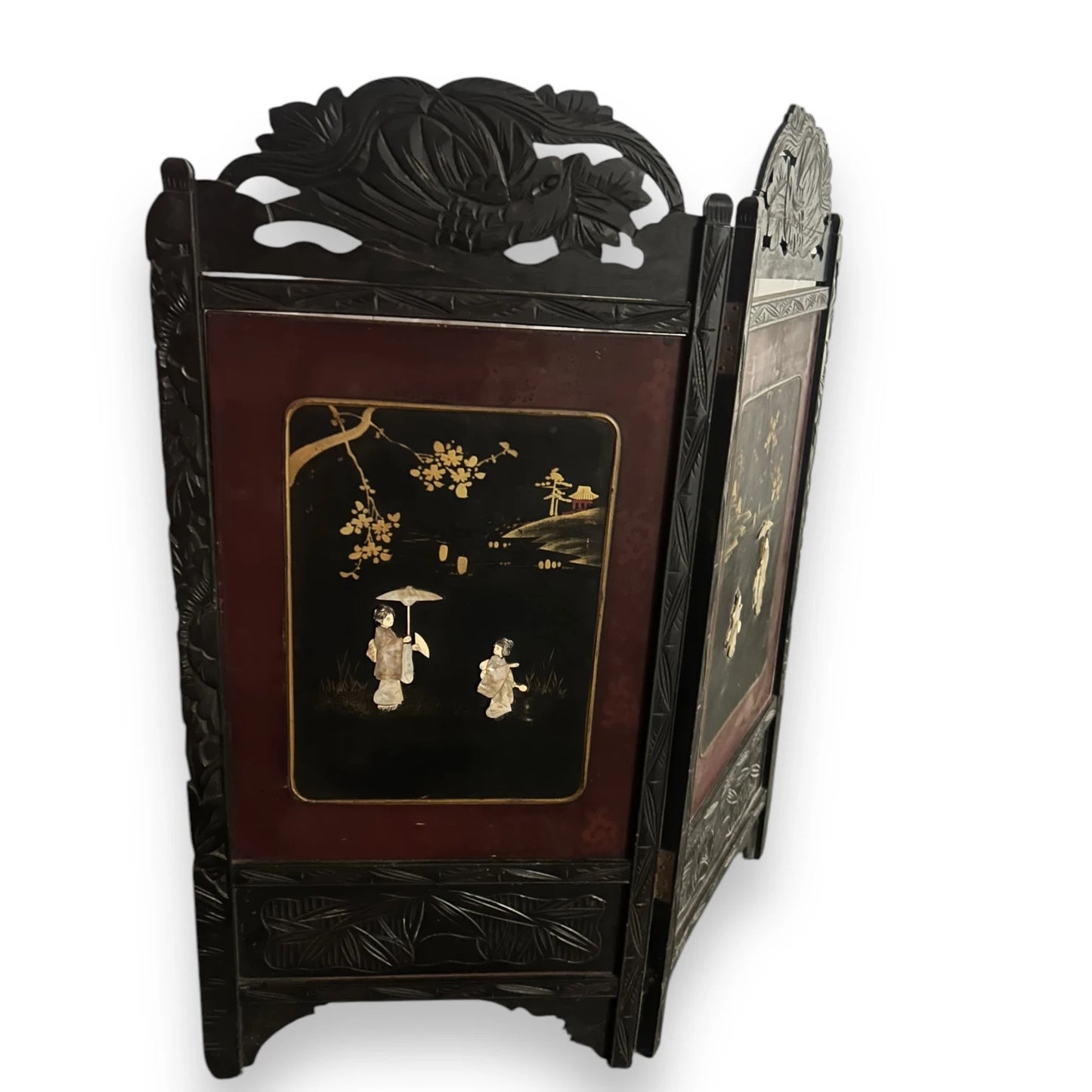 19th Century Chinese Folding Screen