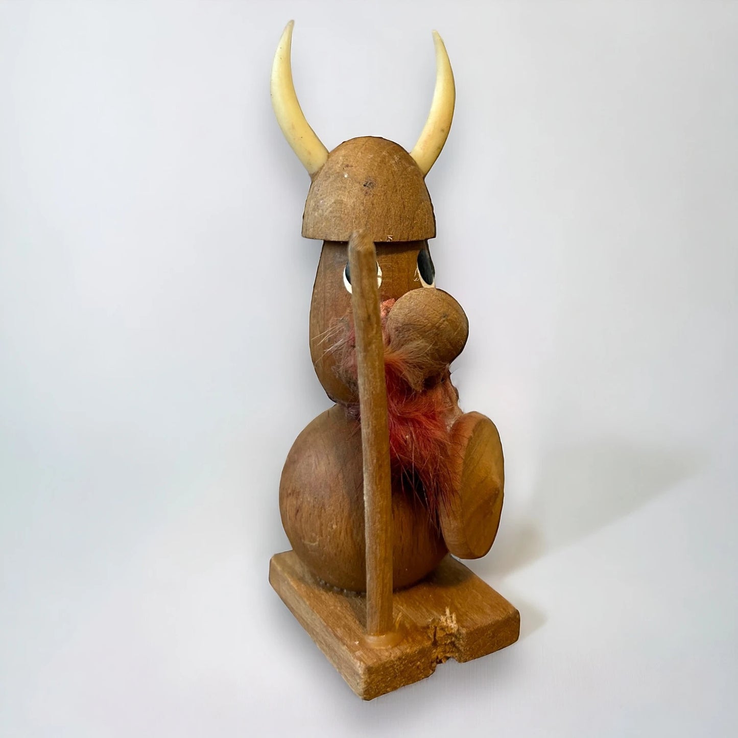 Mid centuries Danish Viking teak wood figure