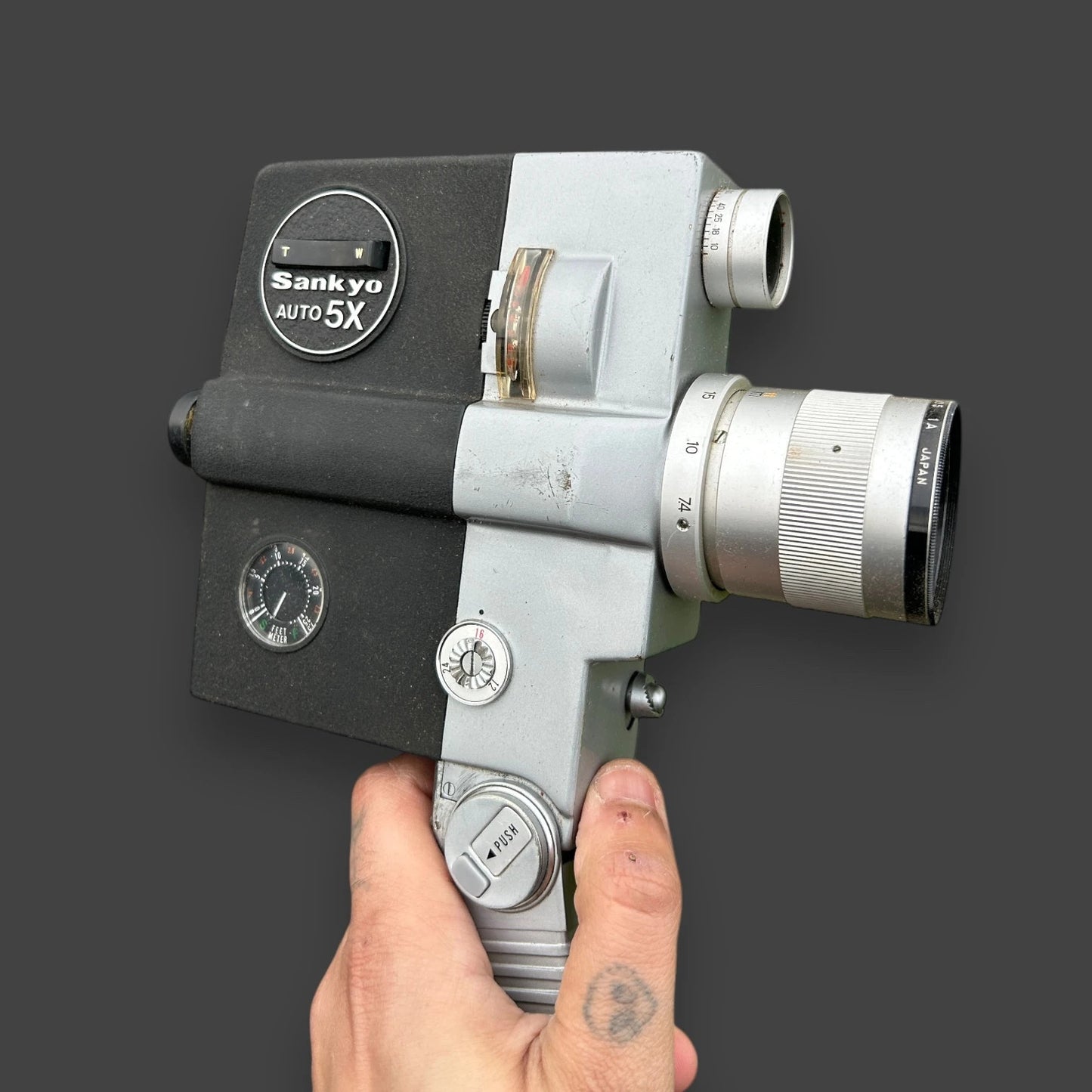 Vintage 1970s Sankyo Super 8 Movie Camera