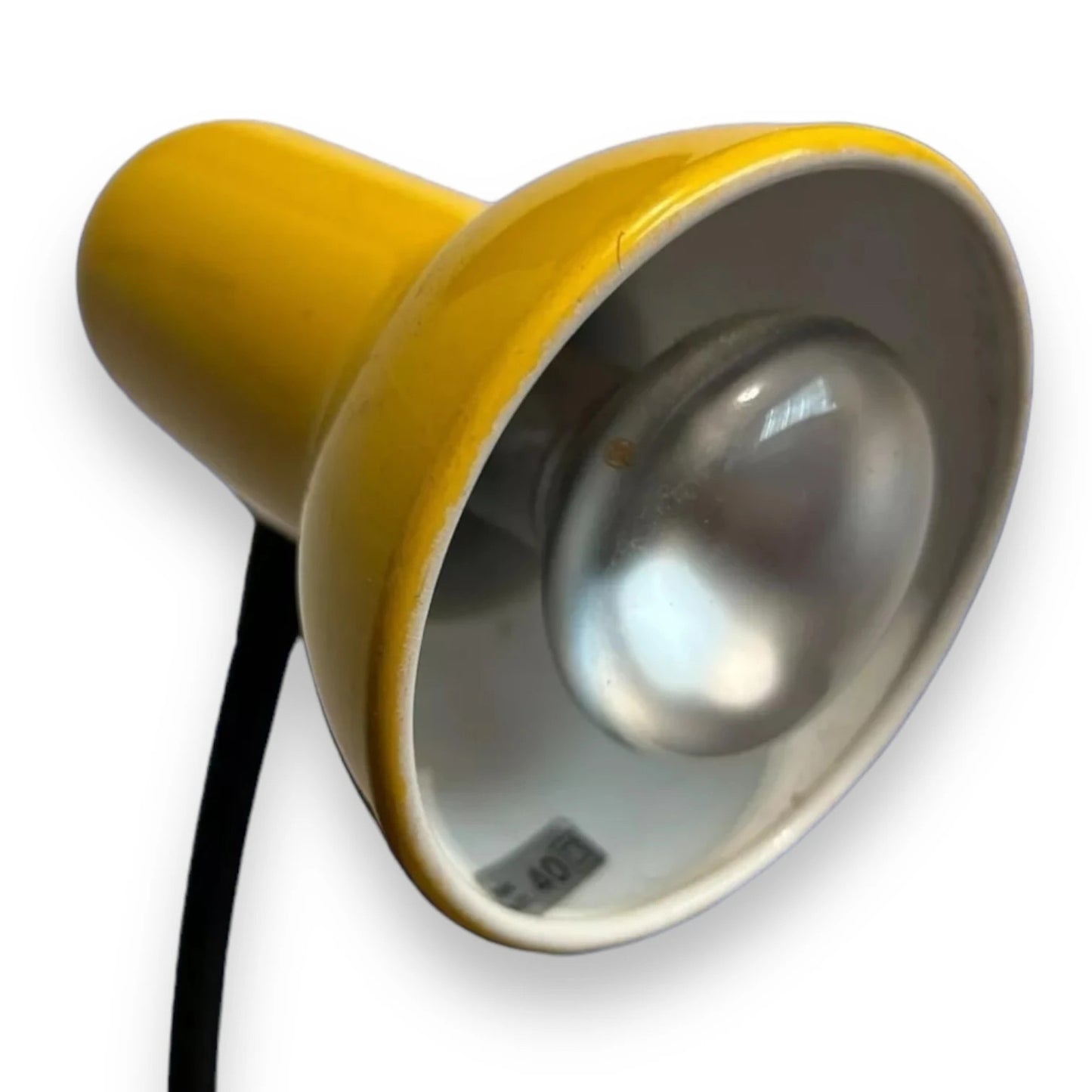 Vintage 70s Yellow Italian Lamp