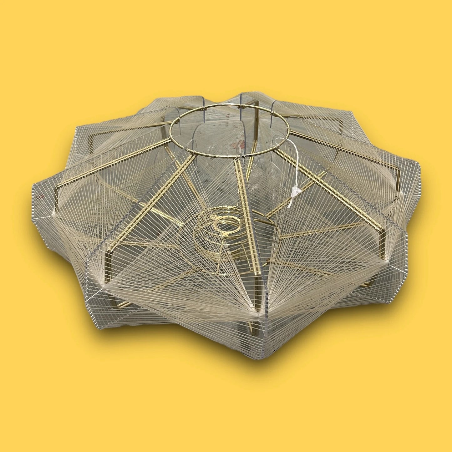Mid Century Paul Secon Lucite Ceiling Lampshade
