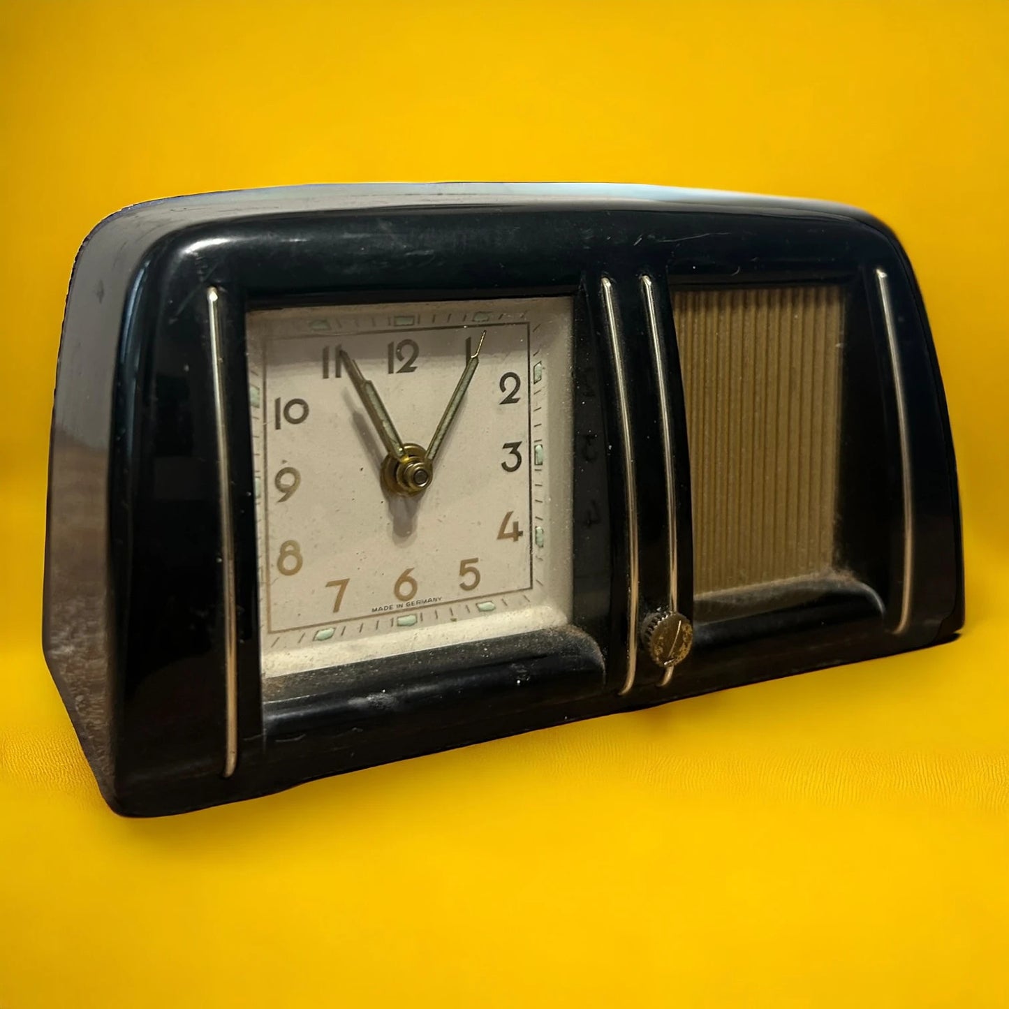 Vintage 1950s German Music Alarm Clock