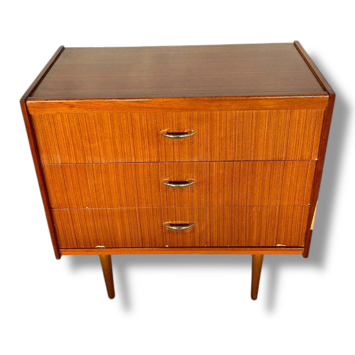 Mid Century Modern Teak Wood Chest of Drawers