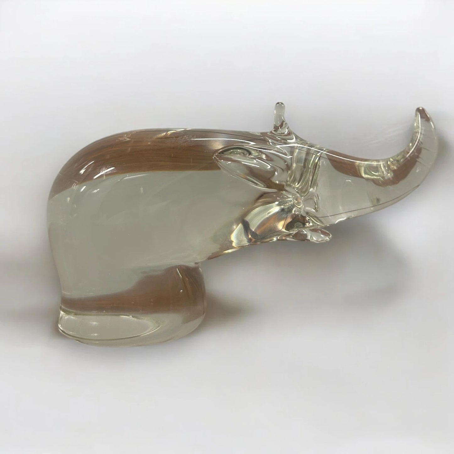 Vintage 1970s Murano Glass Rhino Paperweight