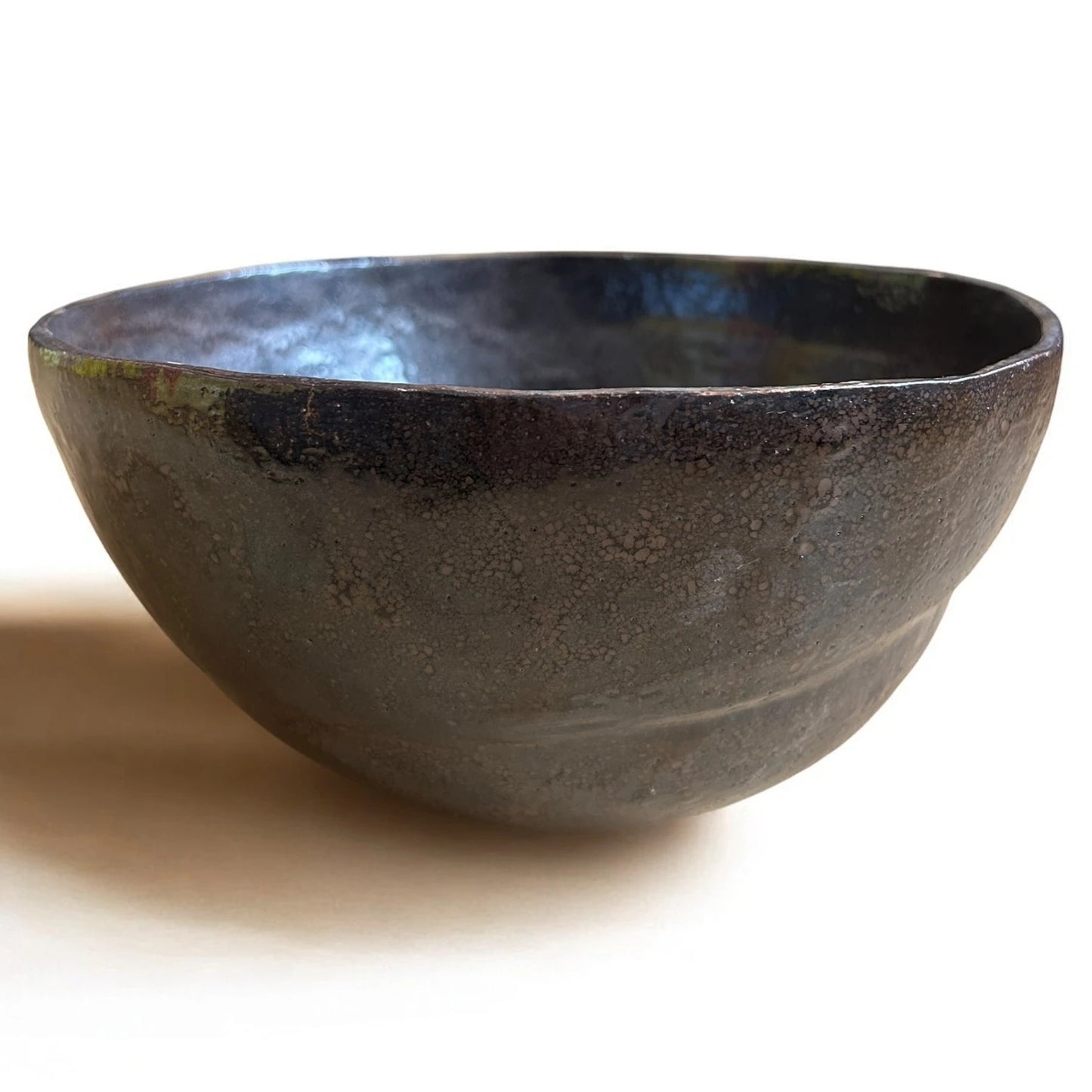 Studio Pottery Bowl by Averil Ainley – Handcrafted Sculptural Ceramic in Earthy Brown