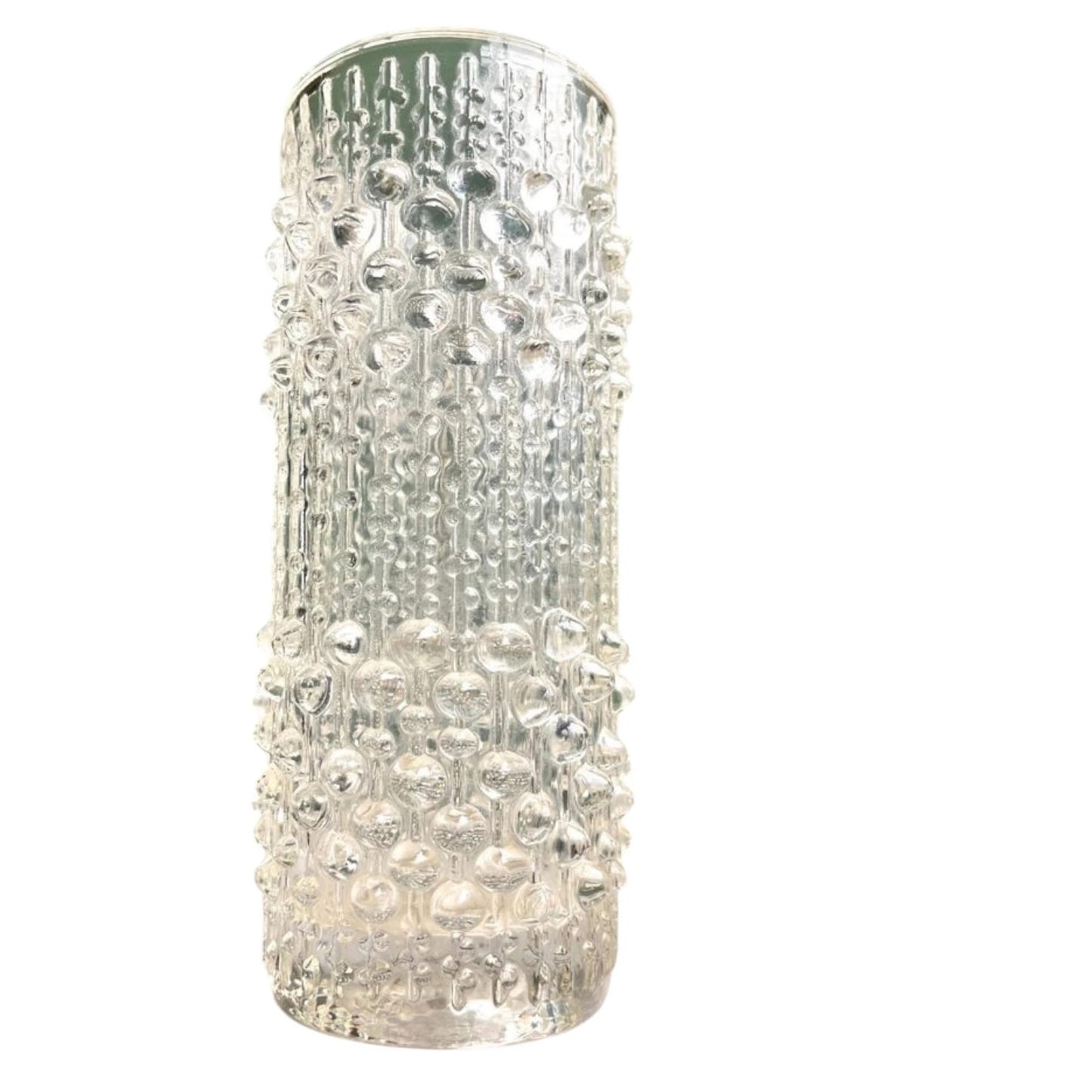 Mid Century Czech Glass Vase Sklo Union