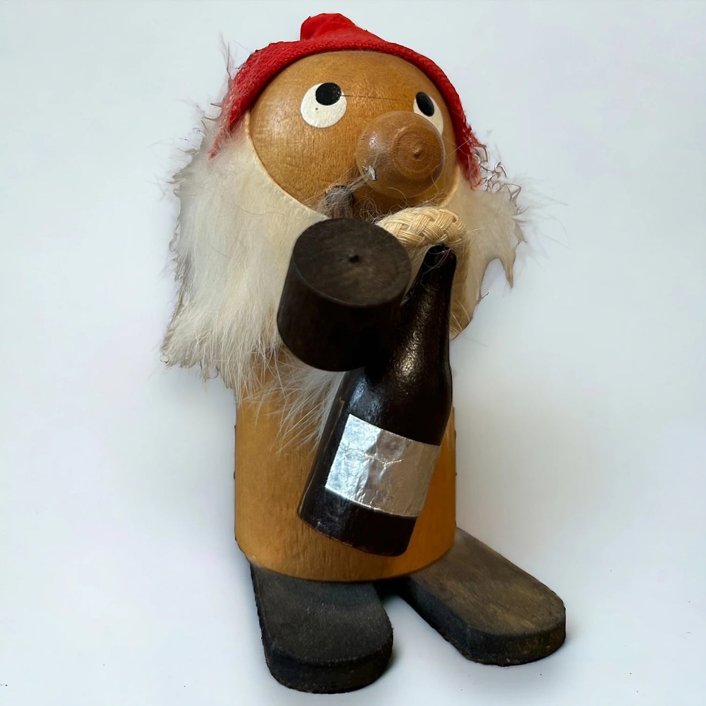 Mid Century Danish Gonk Wood Figure