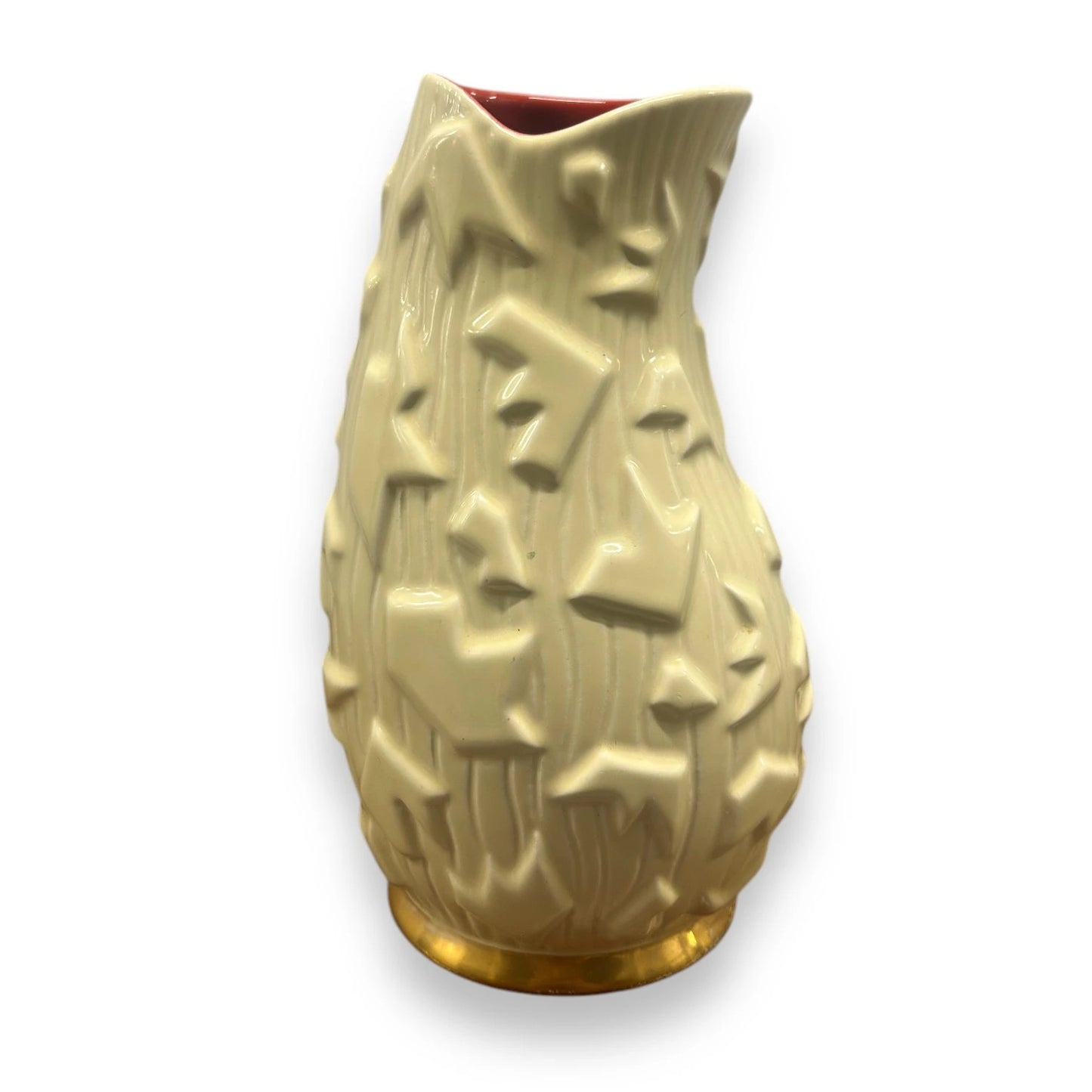 Vintage 1950s Crown Devon Abstract Vase