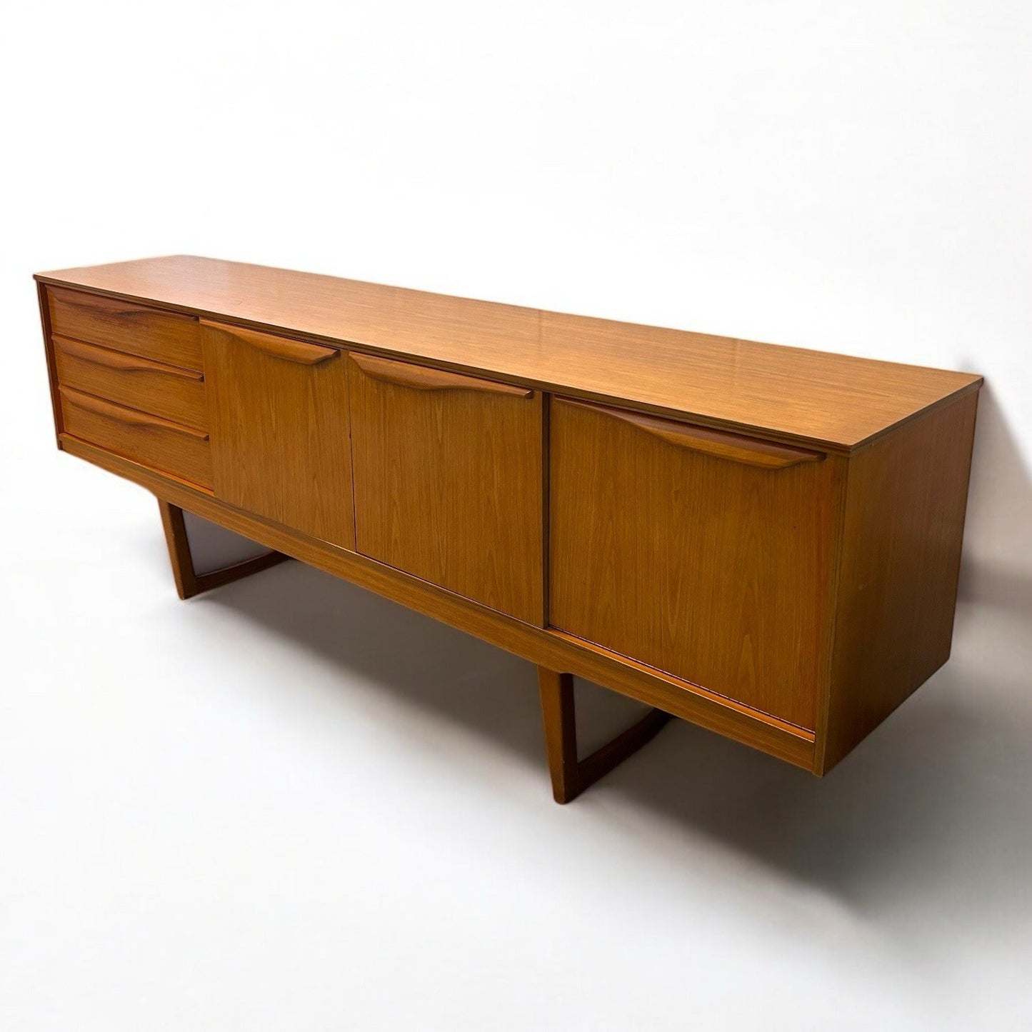 Mid Century Stonehill Teak Wood Sideboard
