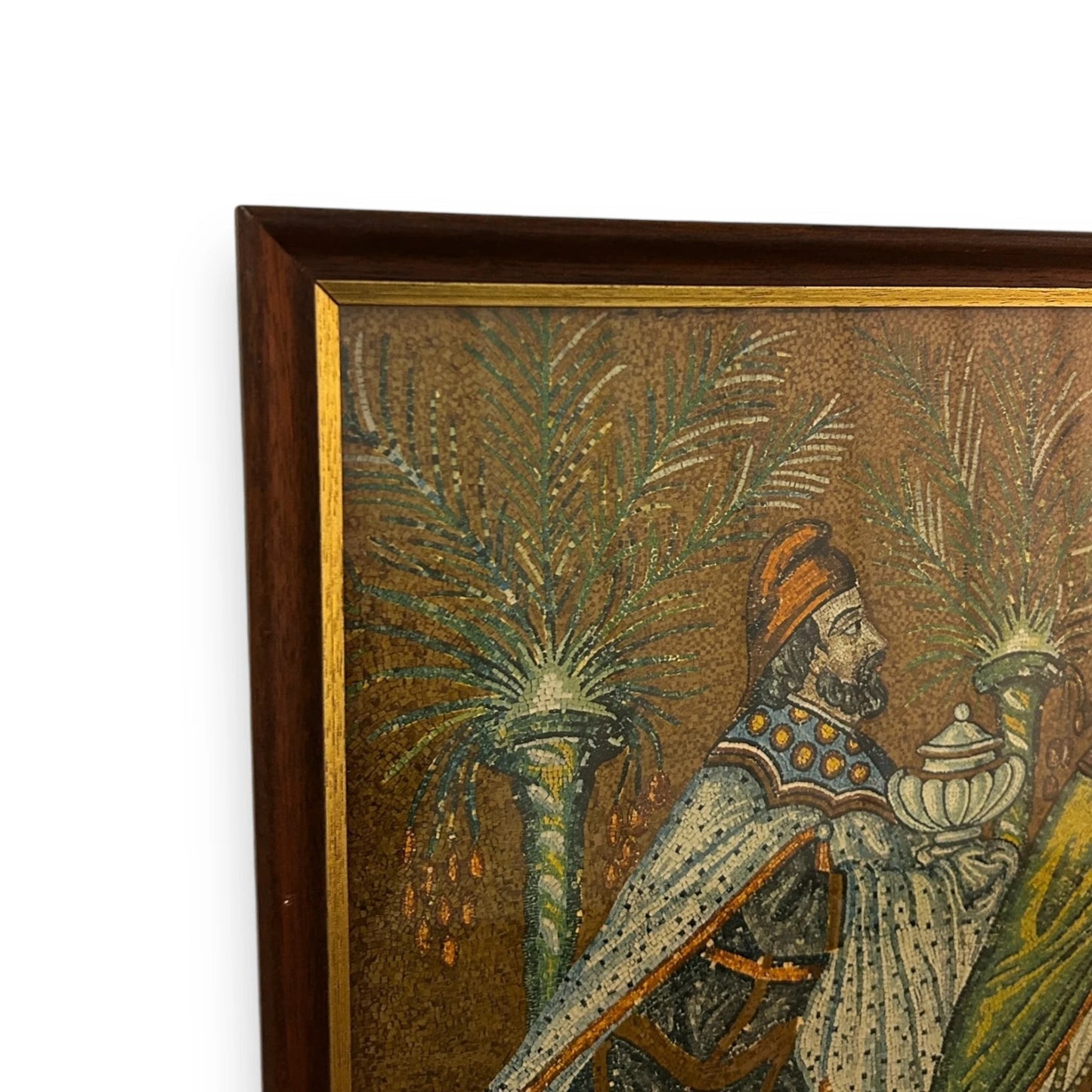 Vintage 1960s The Three Wise Men Italian Framed Picture