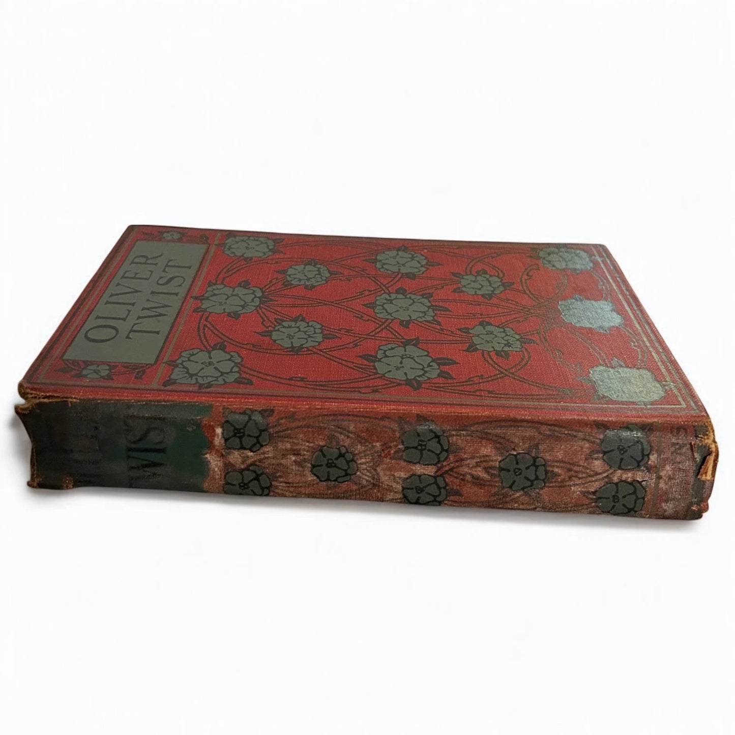 Vintage 1900s Oliver Twist Leatherback Book