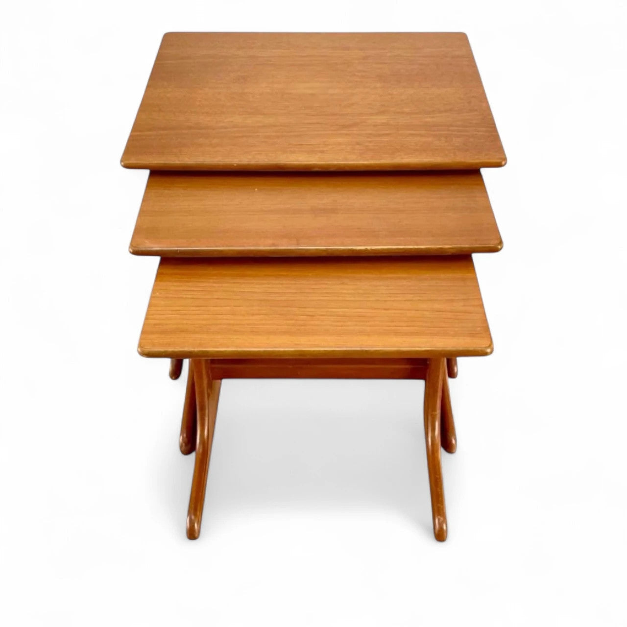 G Plan Teak Nest of 3 Coffee Tables | Mid-Century Modern Vintage Side Tables