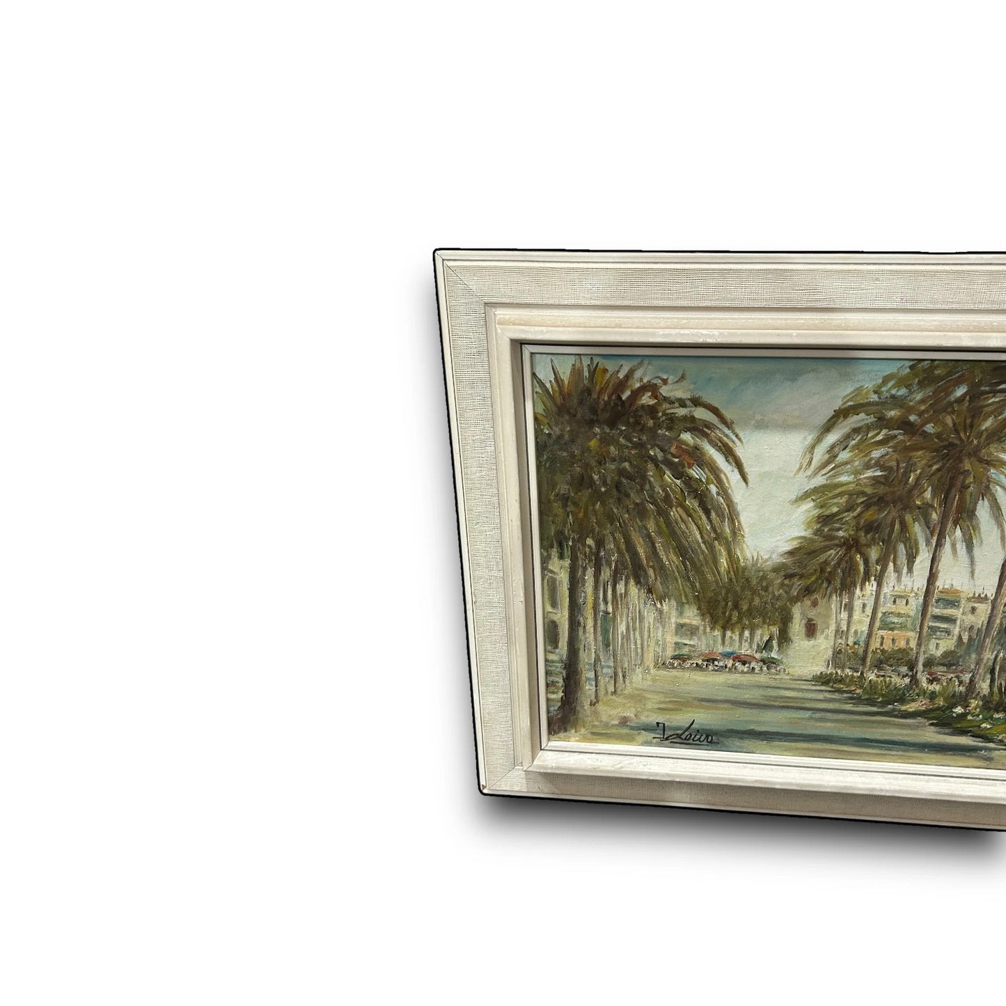 Vintage 1970s Spanish Oil Painting I Leiva
