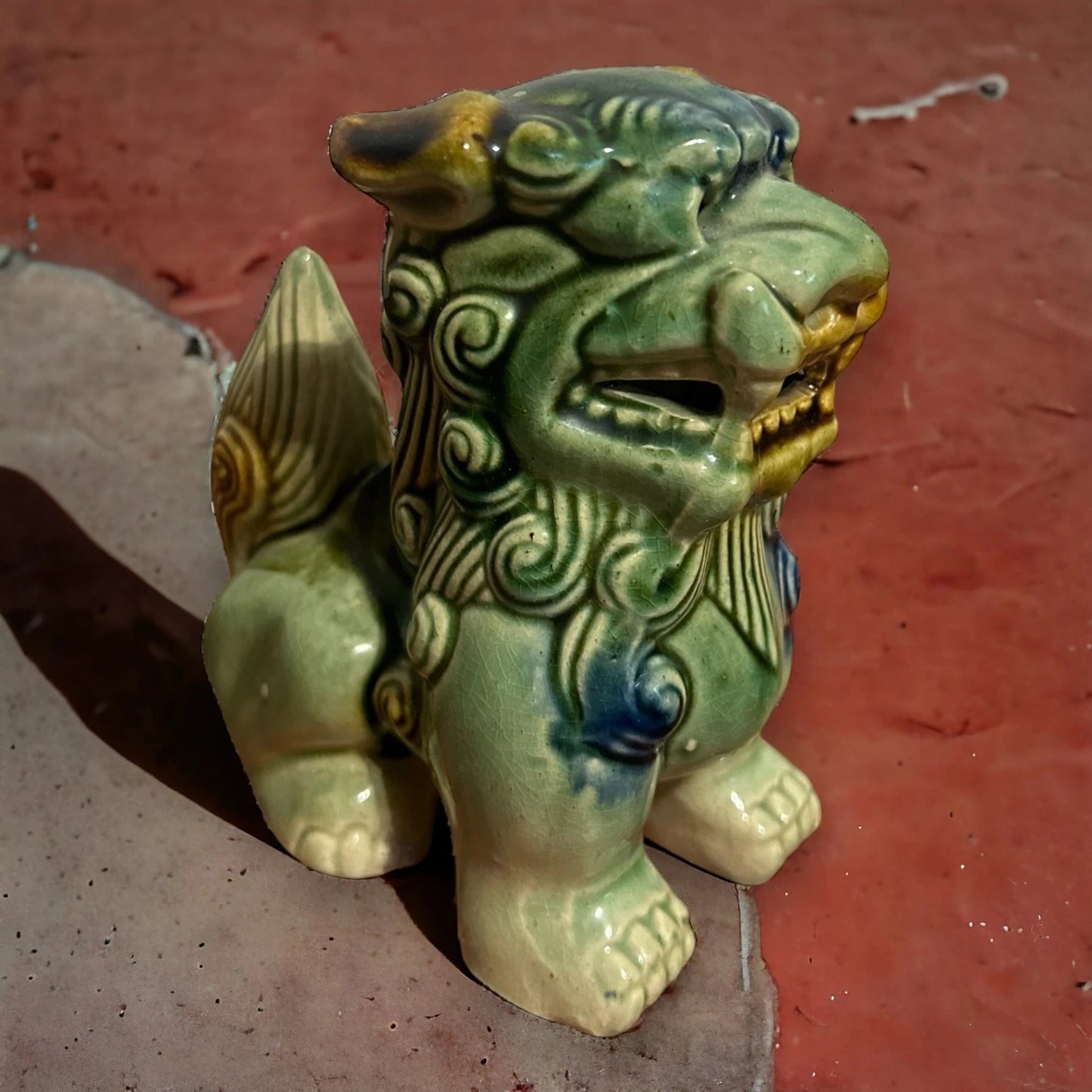 Vintage 1960s Ceramic Foo Dog