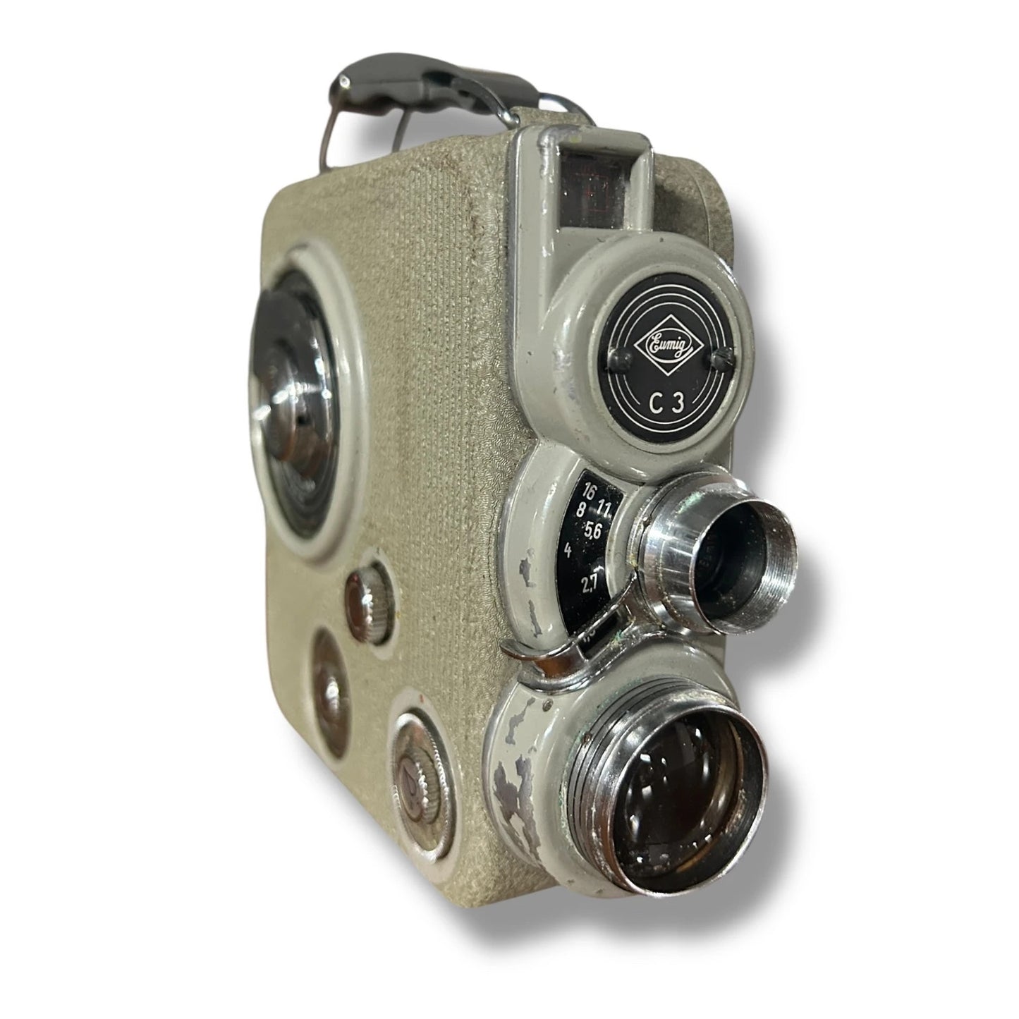 Vintage 1950s EUMIG C3 double 8mm Movie Film Camera