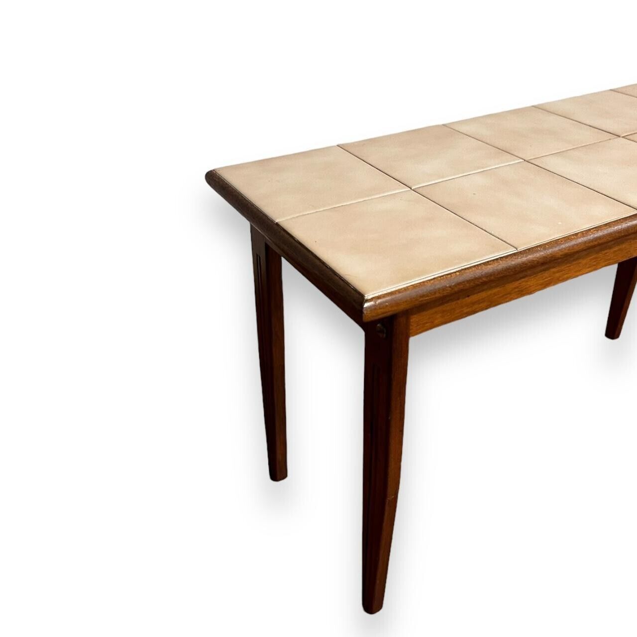 Mid Century Danish Tile Teak Coffee Table