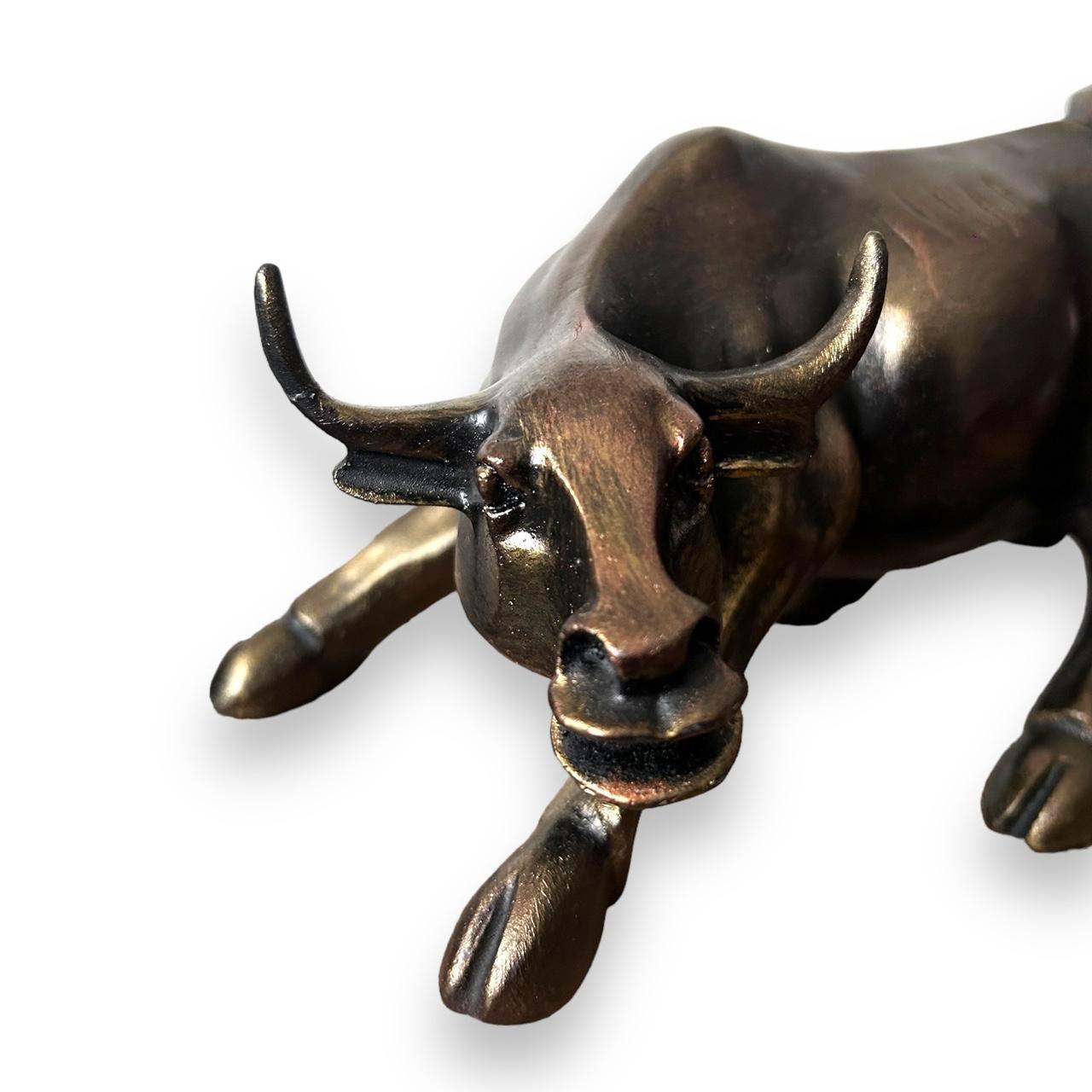 Mid Century Wall Street Bull Statue