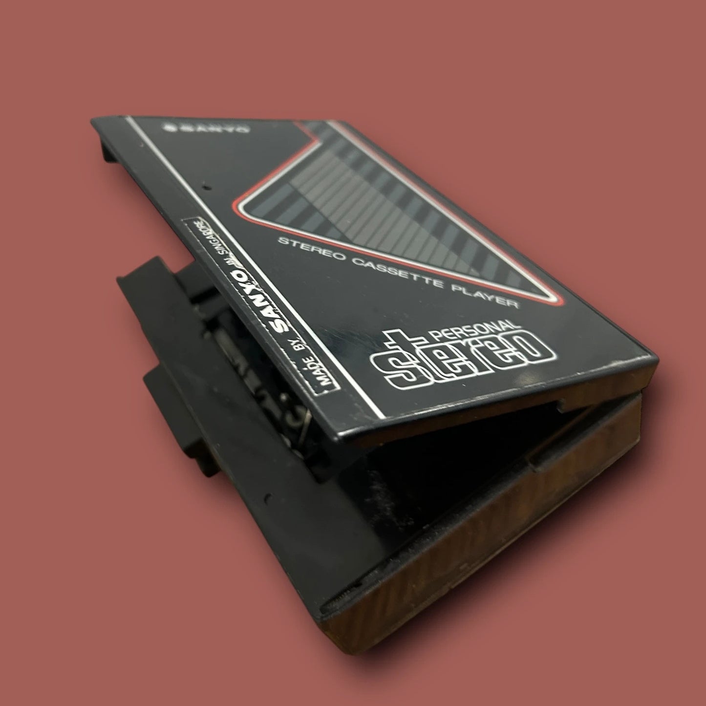Vintage 80s Sanyo Cassette Tape Player