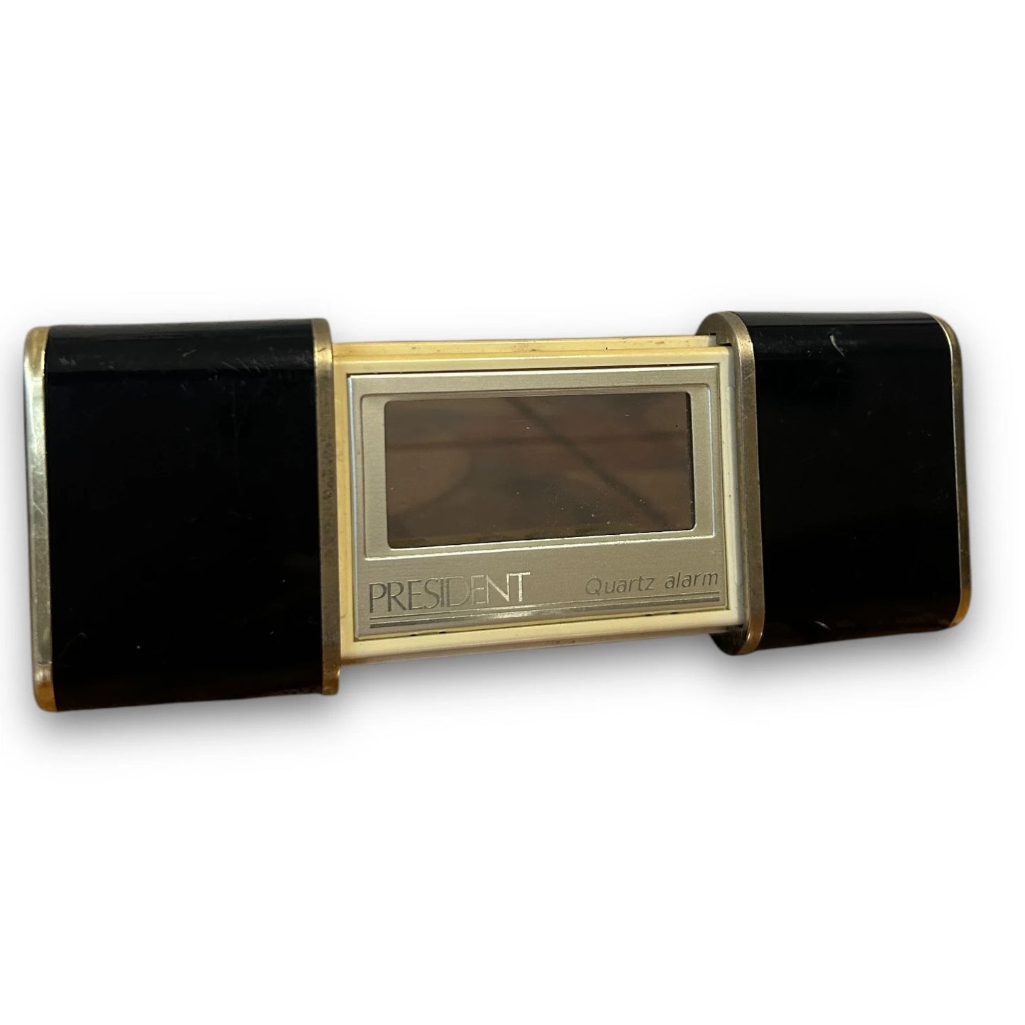 Vintage 1980s Black Digital Travel Clock