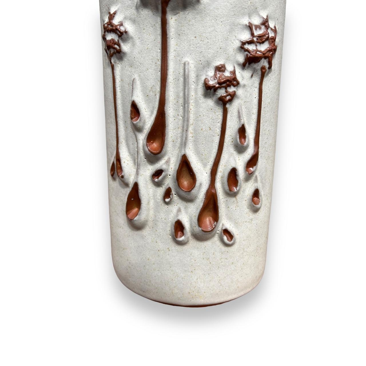 Vintage 1970s Shelf Pottery Floral Vase
