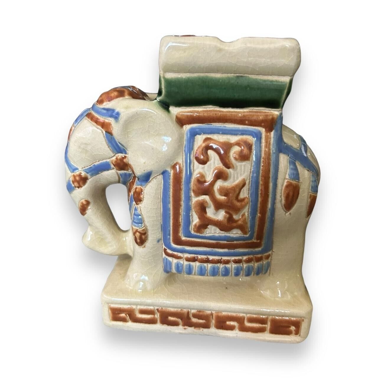 Vintage 1970s Chinese Elephant Bookends