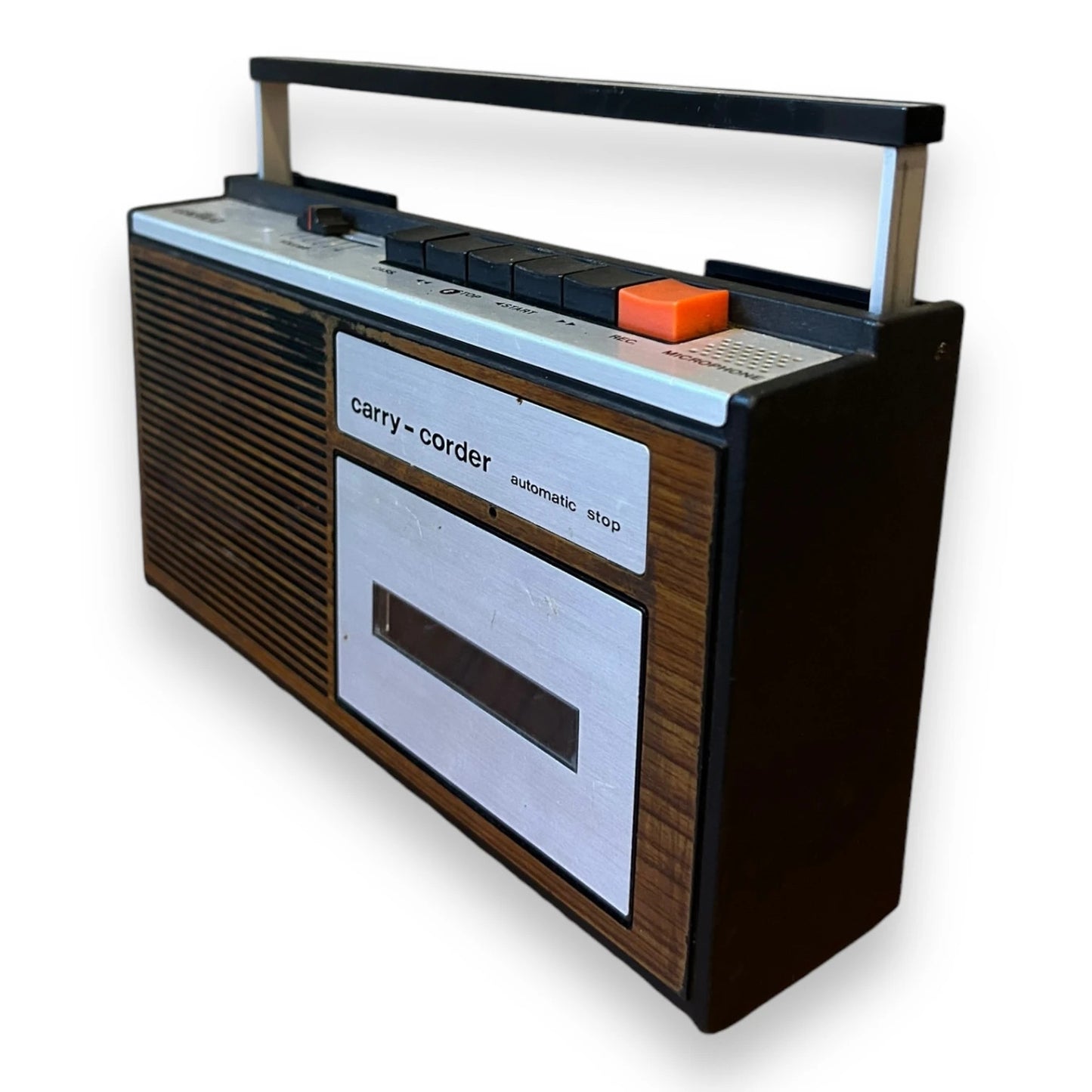 Mid Century Radio Style Cassette Player Recorder