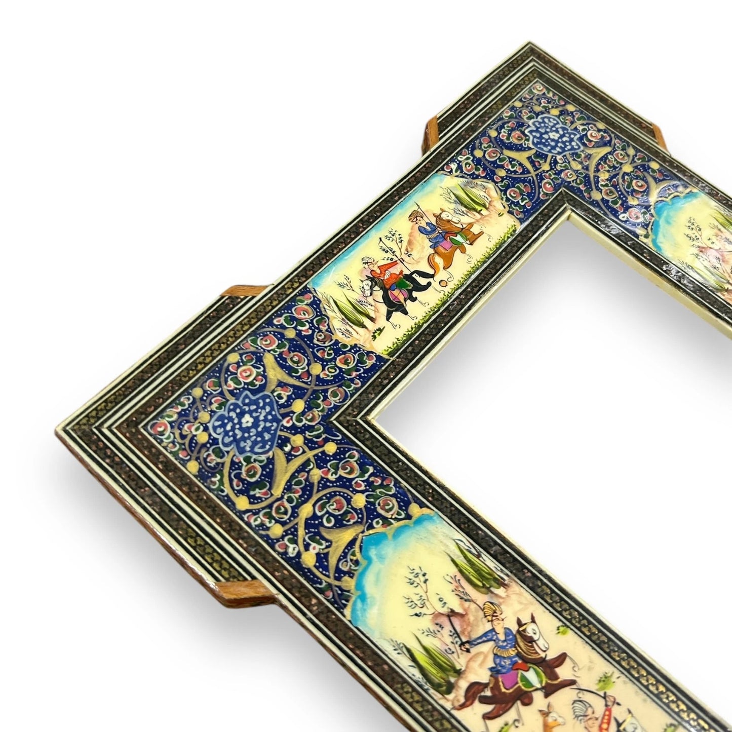 Vintage 1960s Persian Khatam Art Picture Frame