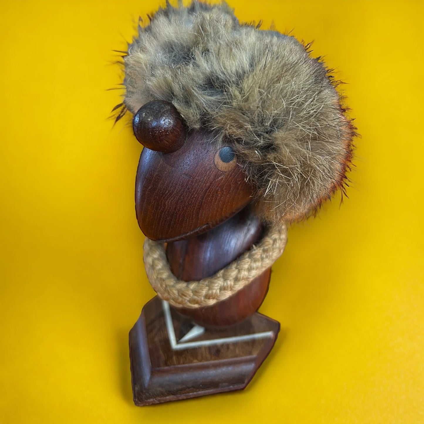 Mid Century Hans Bolling Wood Figure