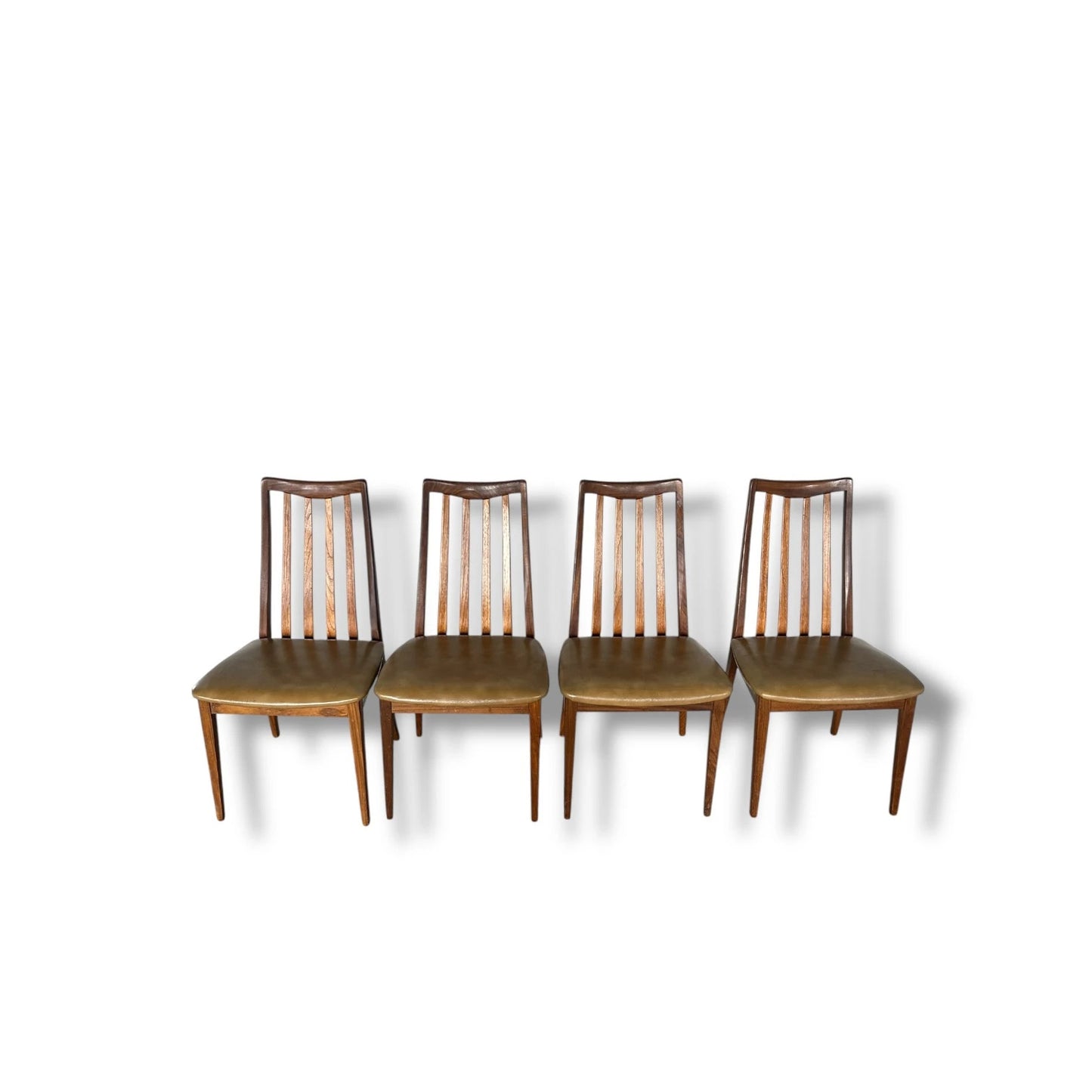 Set of 4 Mid Century G-Plan Fresco Teak Dining Chairs