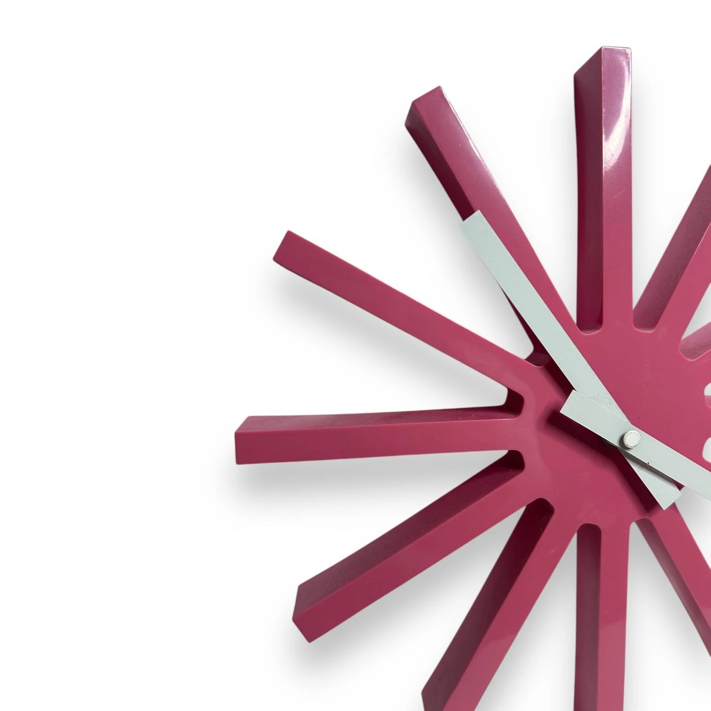 Vintage 90s Ikea Svamla Sunburst Purple Clock