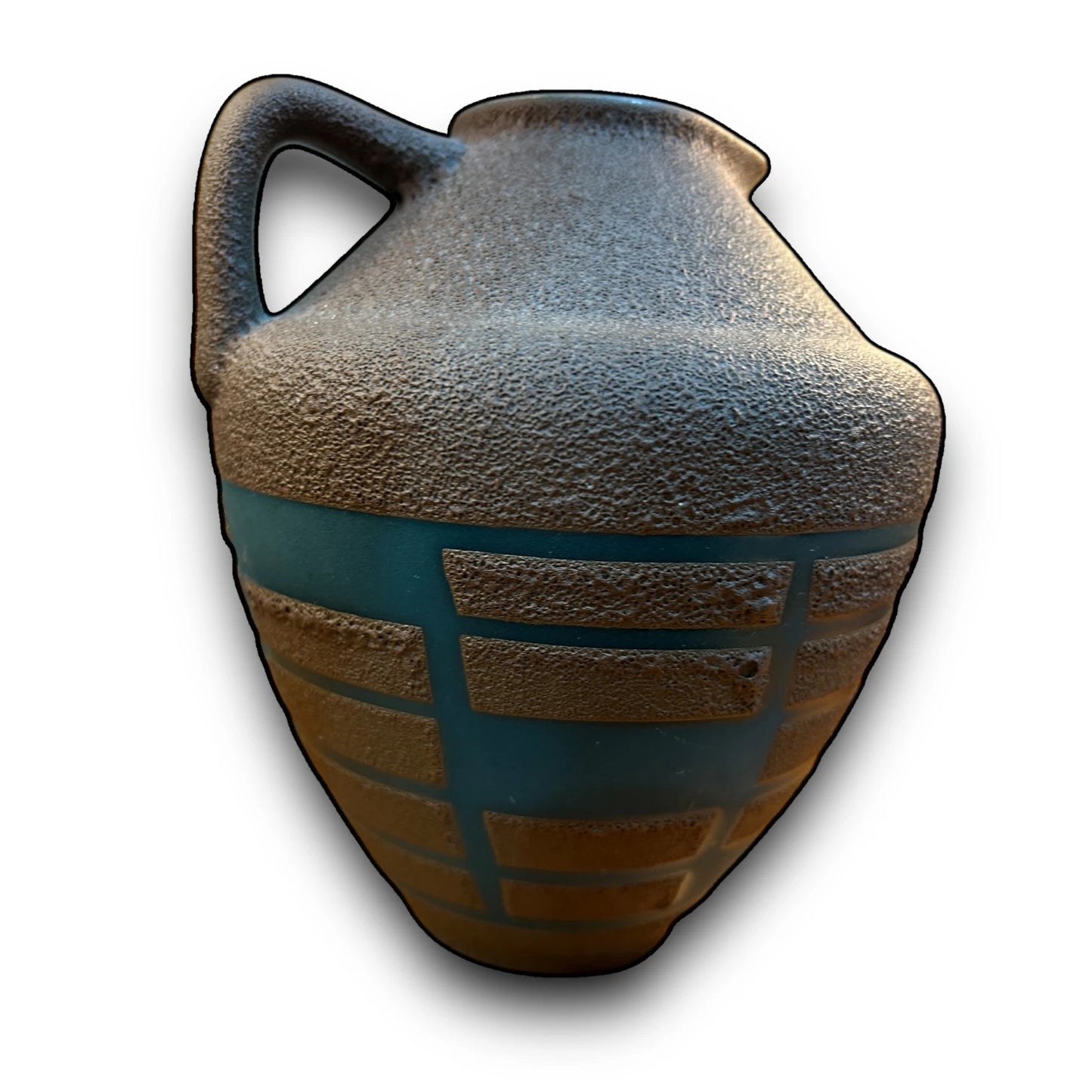 Mid Century West German Lava Pottery Jug