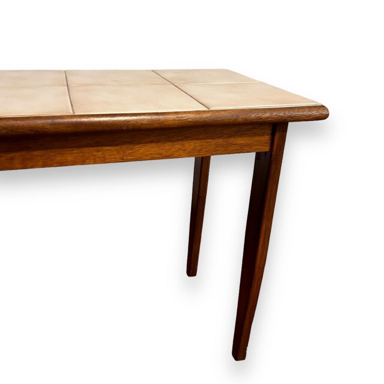 Mid Century Danish Tile Teak Coffee Table