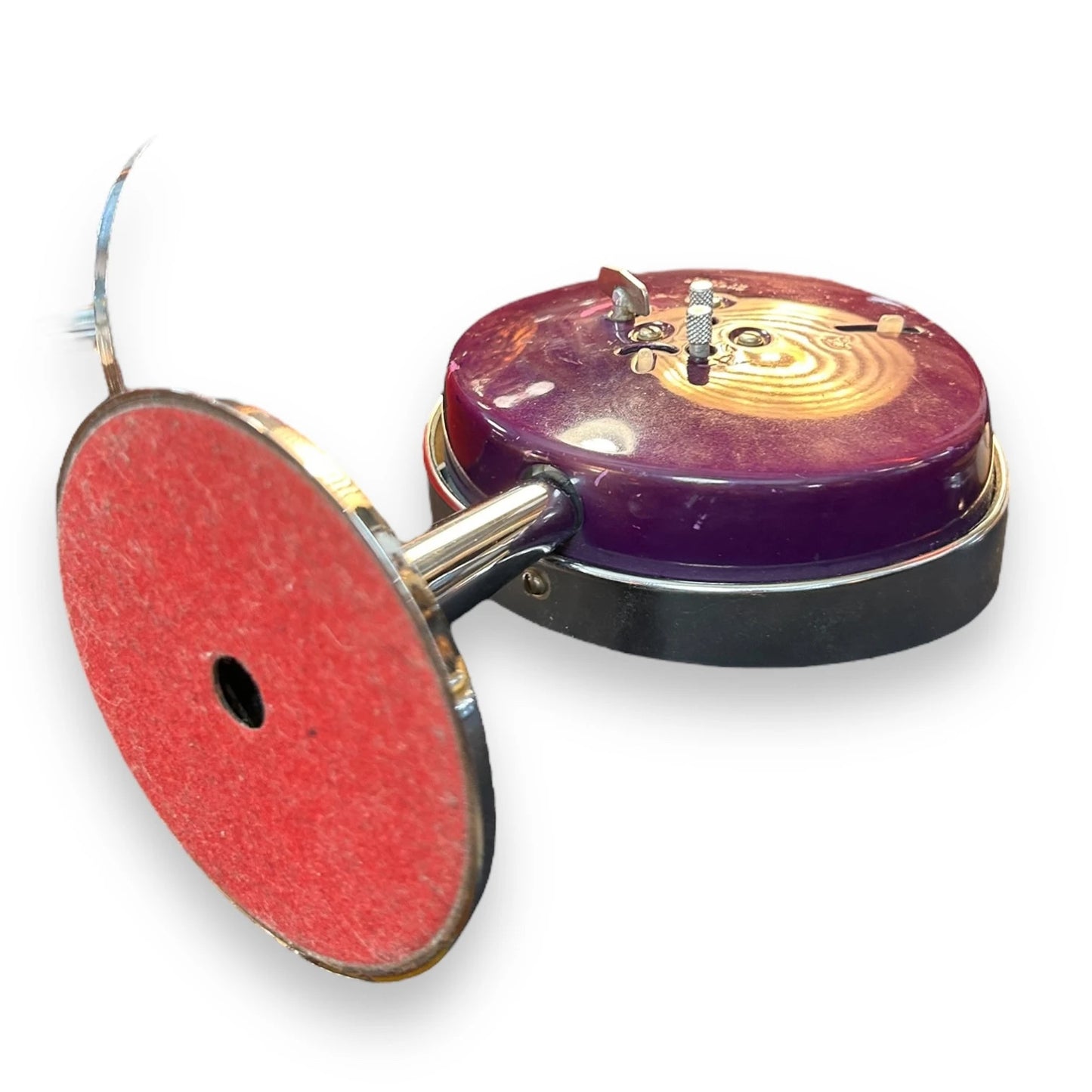 Mid Century Purple Westclox Alarm Clock