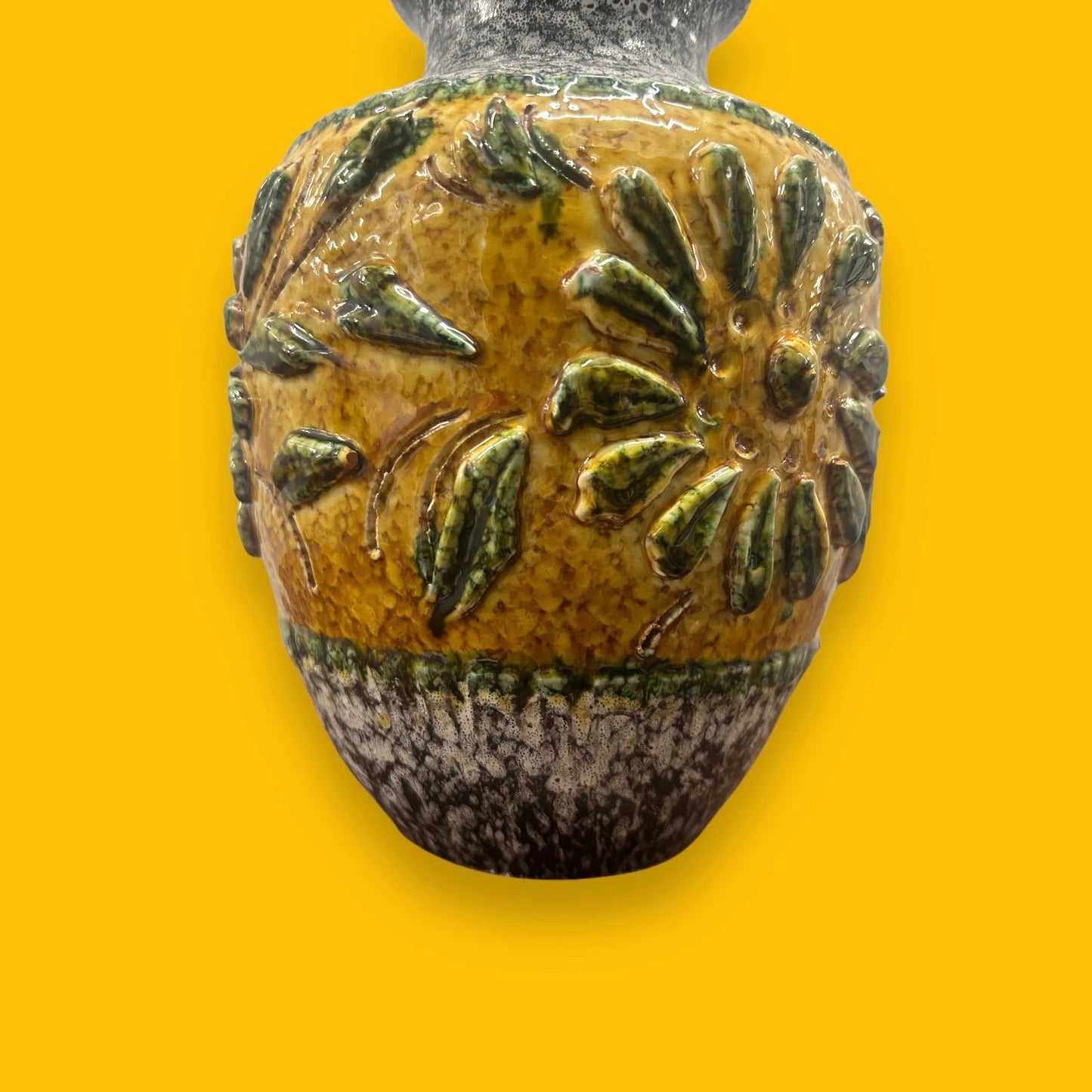 Mid Century Rare West German Lava Vase