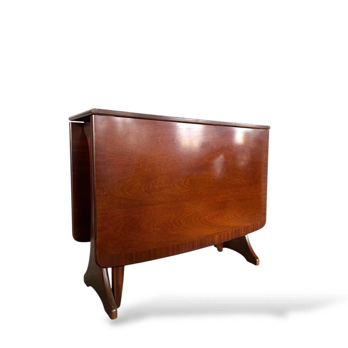 Mid Century G Plan Drop Leaf Dining Table, Teak Folding Kitchen Table