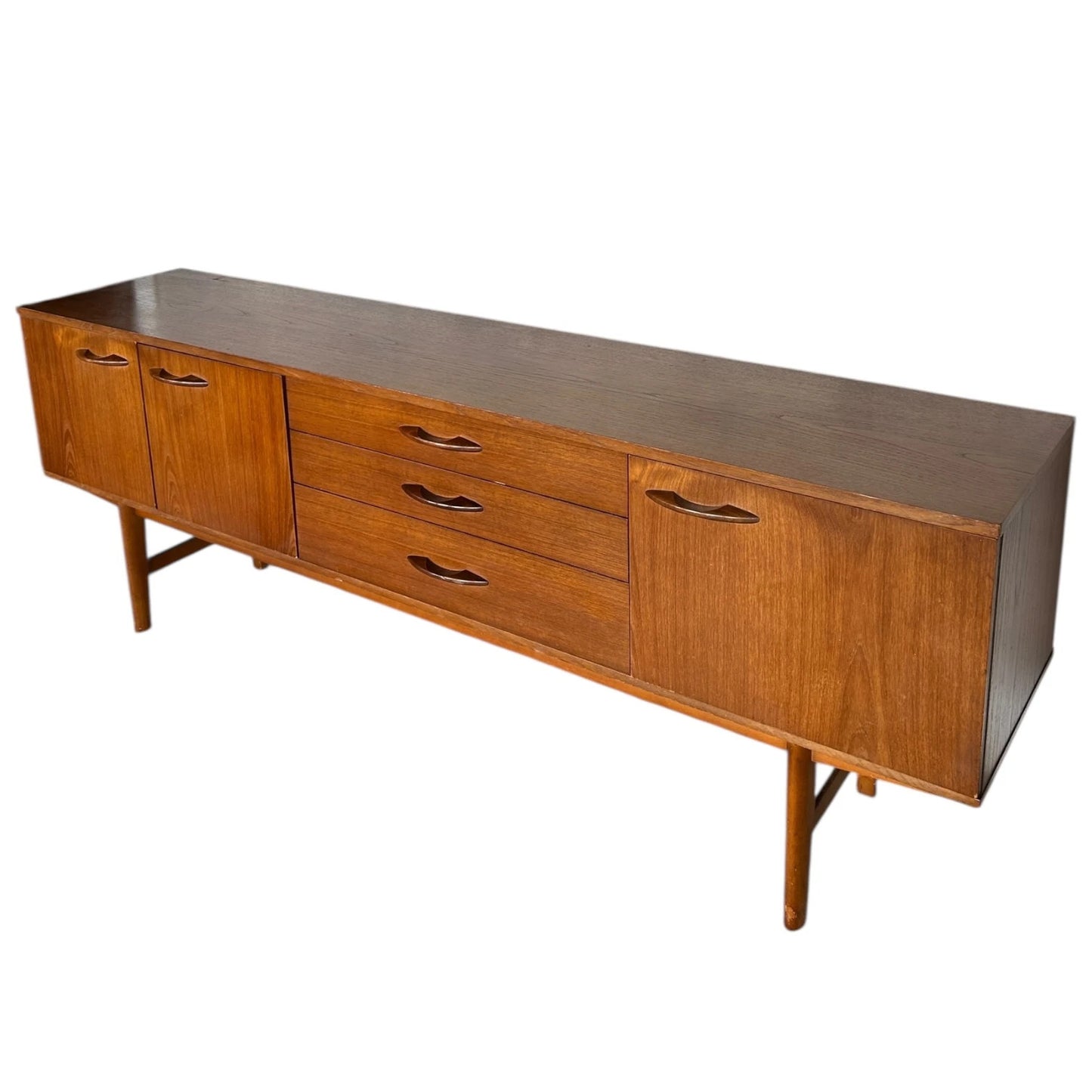 Mid Century Modern Avalon Longjohn Teak Sideboard