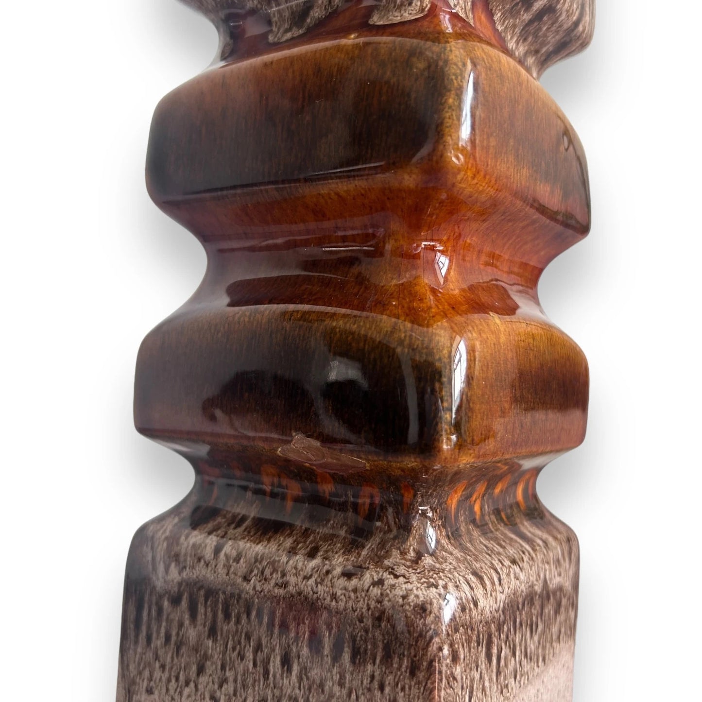 Mid Century Honeyglaze Studio Pottery Vase