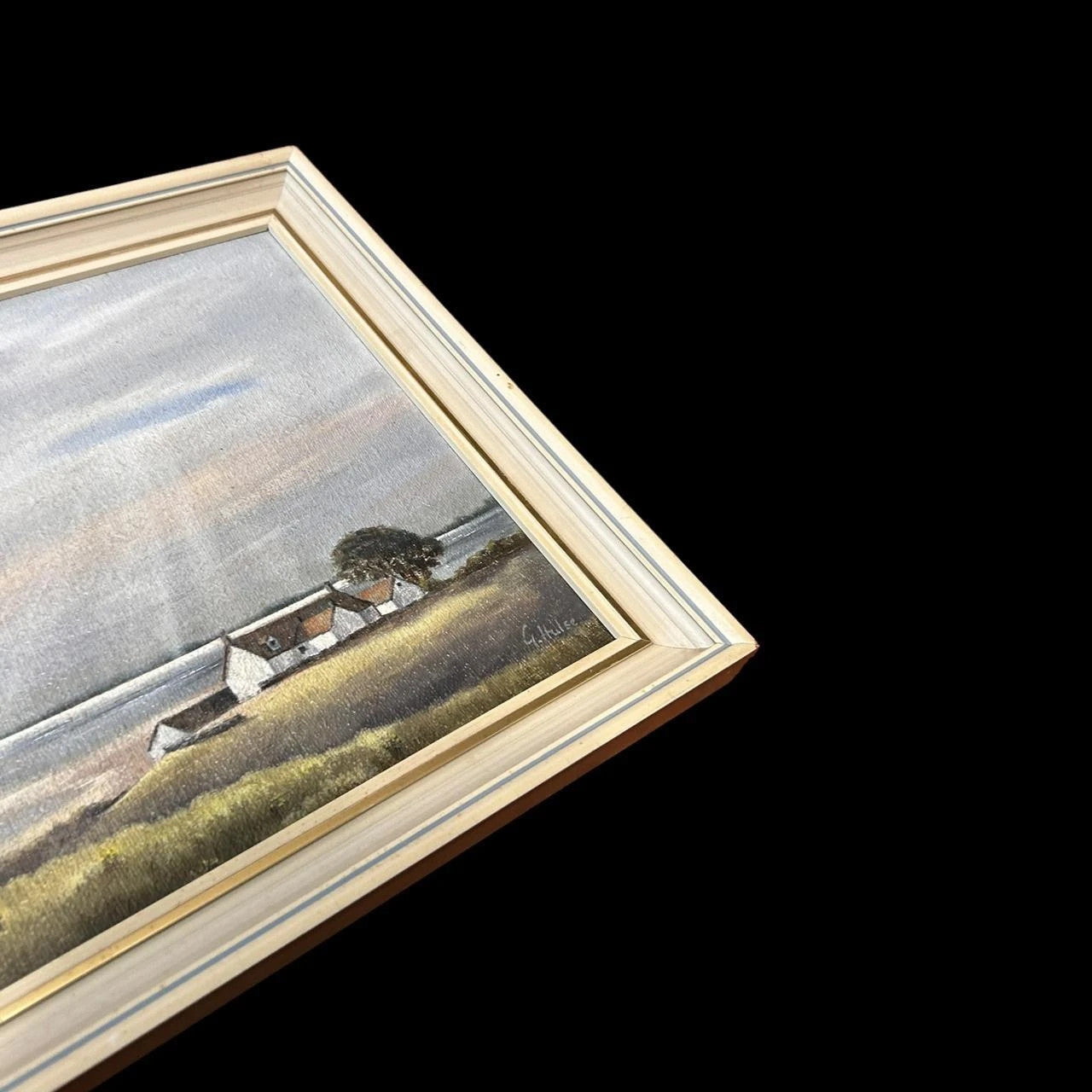 Vintage 1970s Nature Landscape Framed Picture