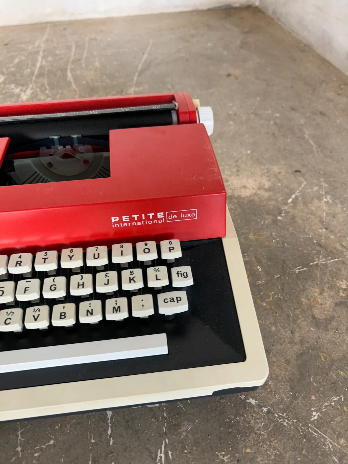 Mid Century Modern Petite International Junior Portable Typewriter